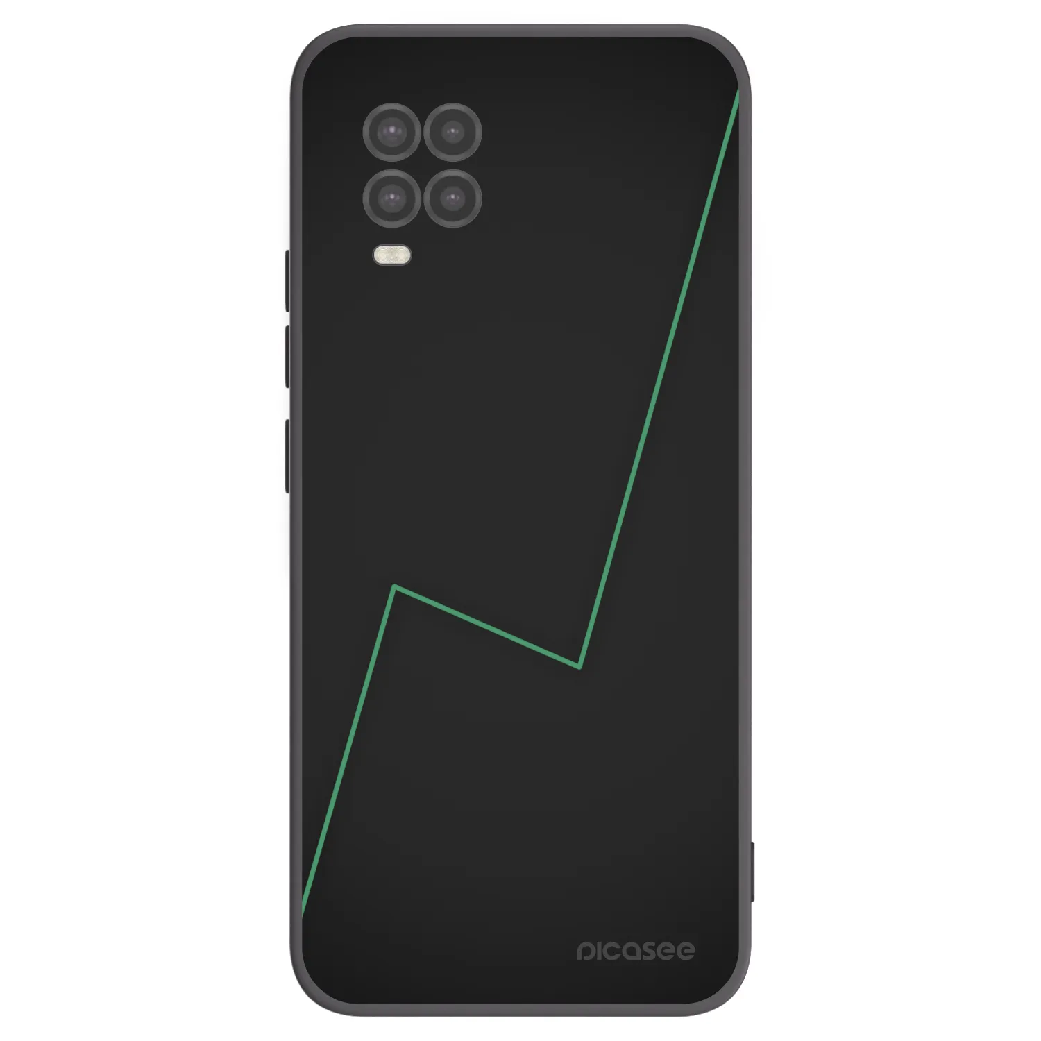 Picasee crna silikonska maskica za Xiaomi Mi 10 Lite - Consistency