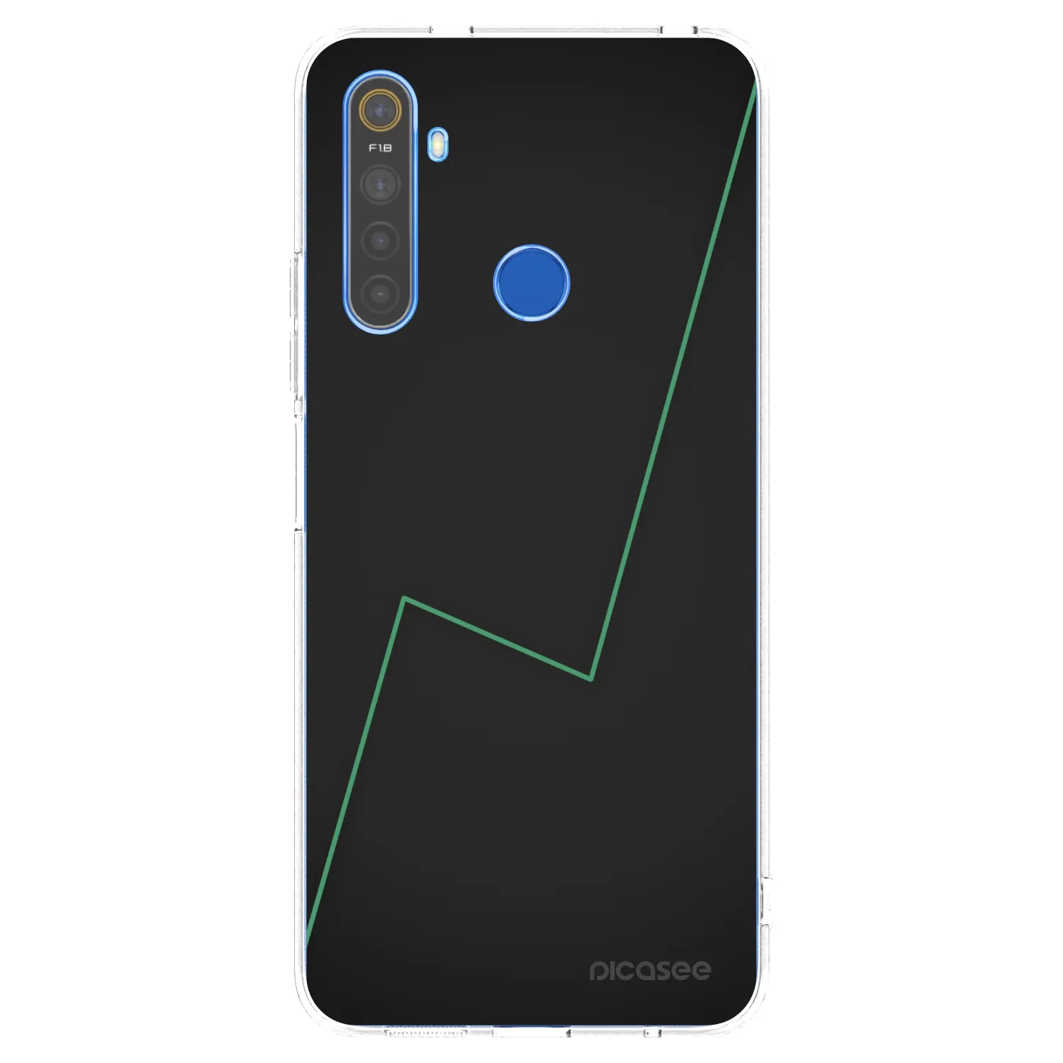 Picasee silikonska prozirna maskica za Realme 5 - Consistency
