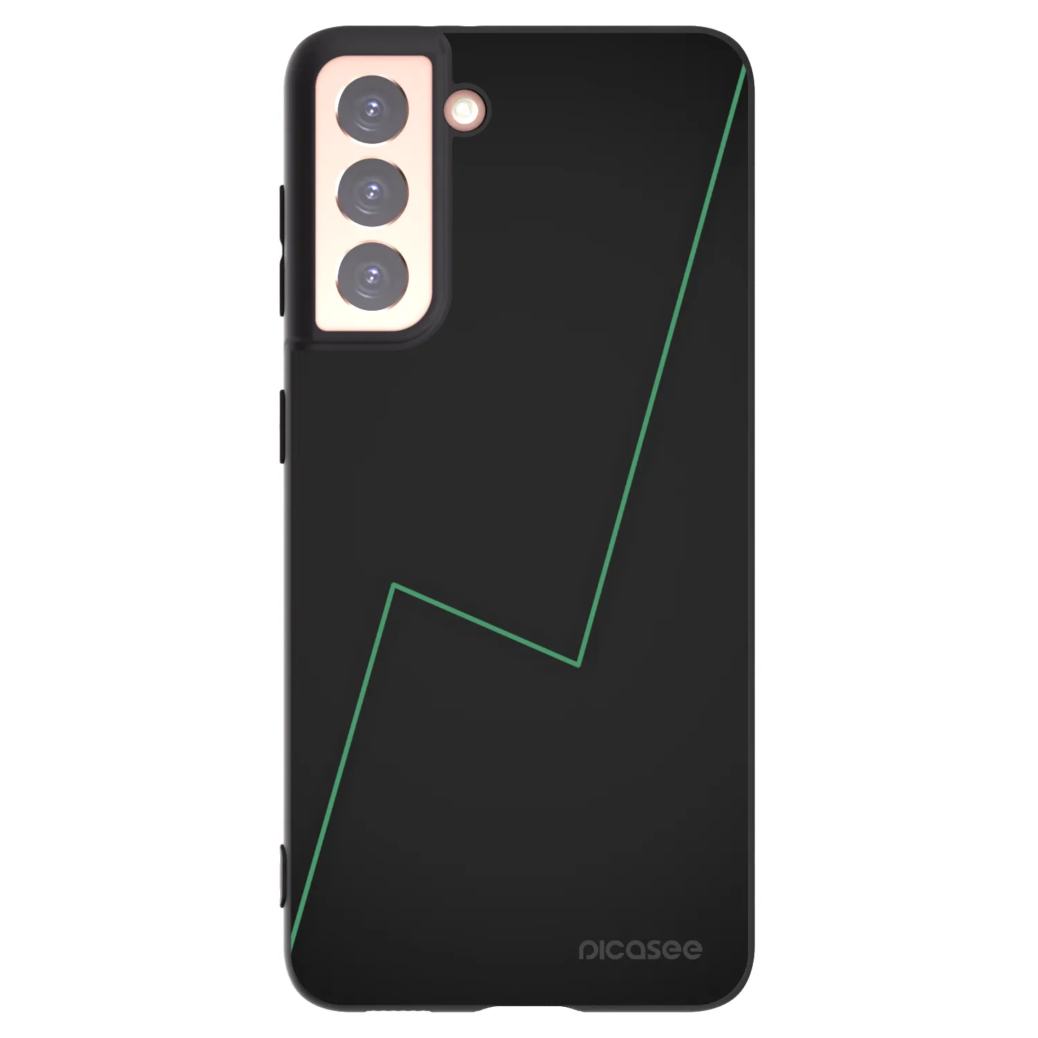 Picasee crna silikonska maskica za Samsung Galaxy S21 5G G991B - Consistency