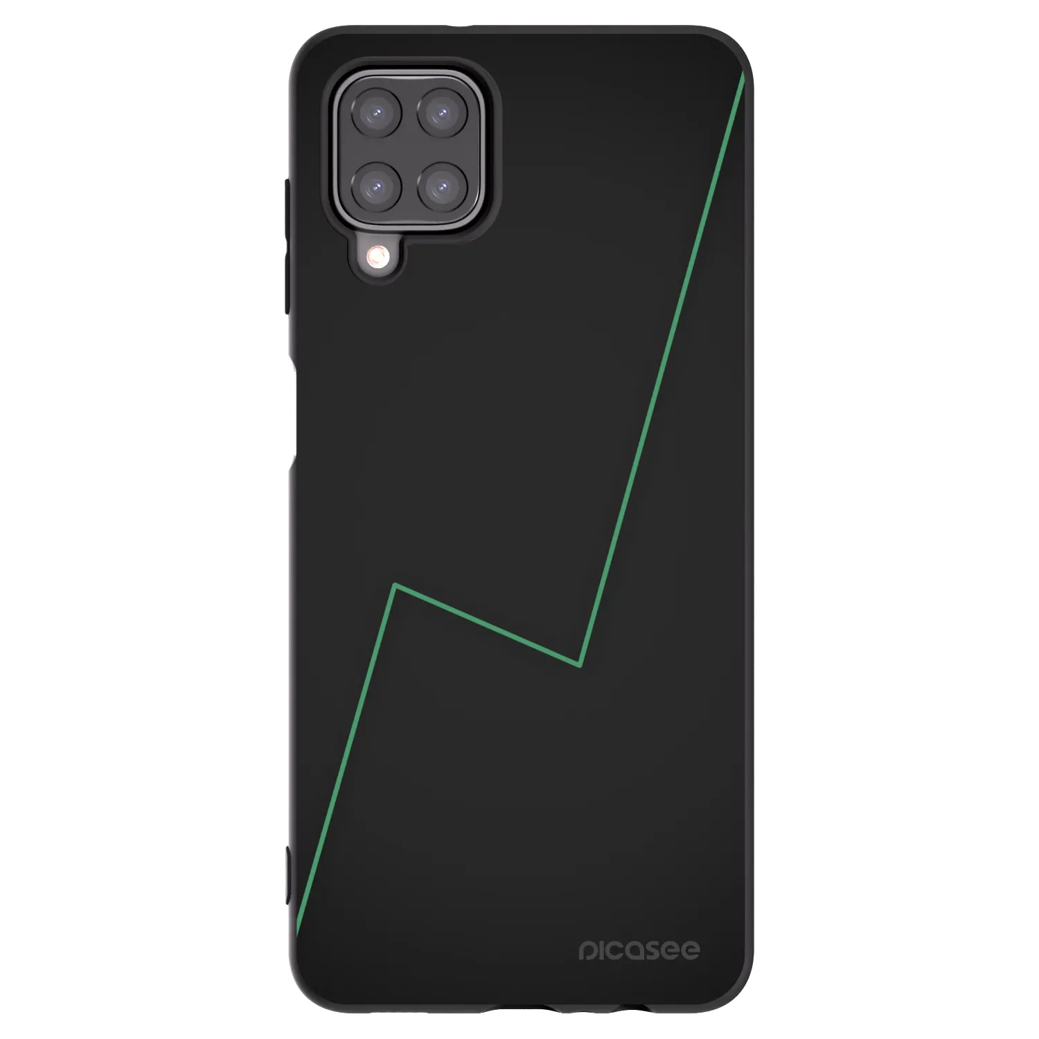 Picasee crna silikonska maskica za Samsung Galaxy A12 A125F - Consistency