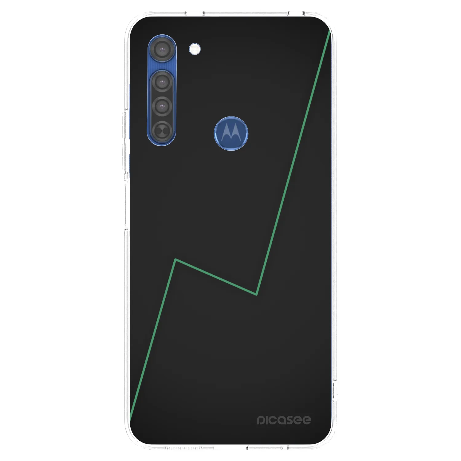 Picasee silikonska prozirna maskica za Motorola Moto G8 - Consistency