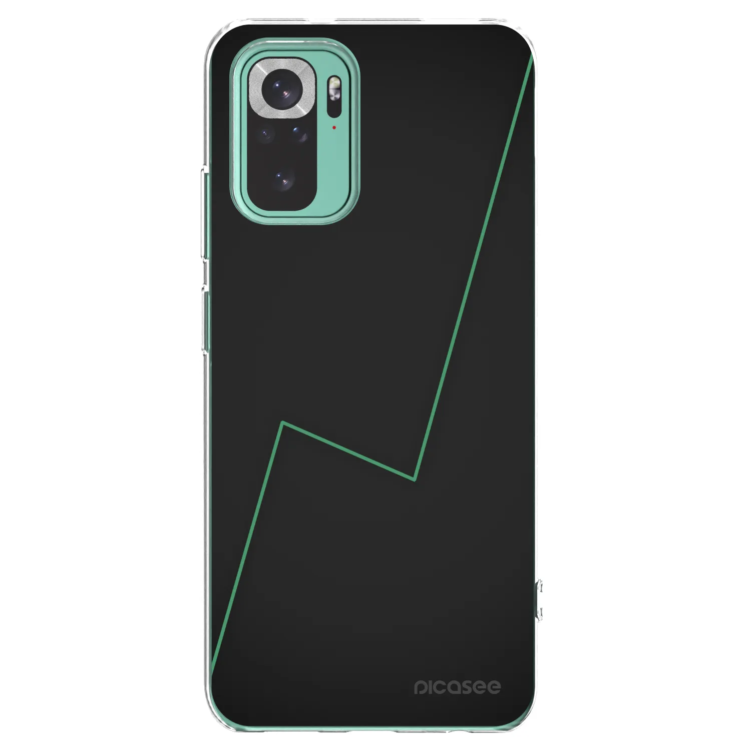 Picasee silikonska prozirna maskica za Xiaomi Redmi Note 10 Pro - Consistency