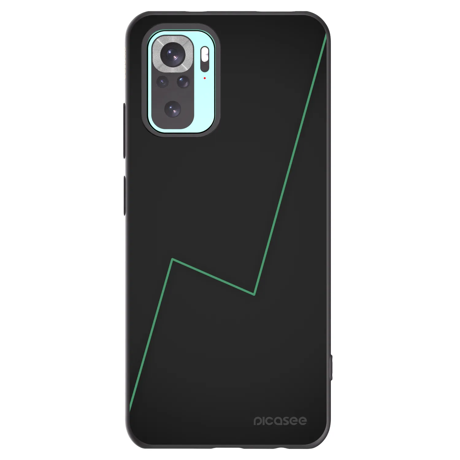 Picasee crna silikonska maskica za Xiaomi Redmi Note 10 Pro - Consistency