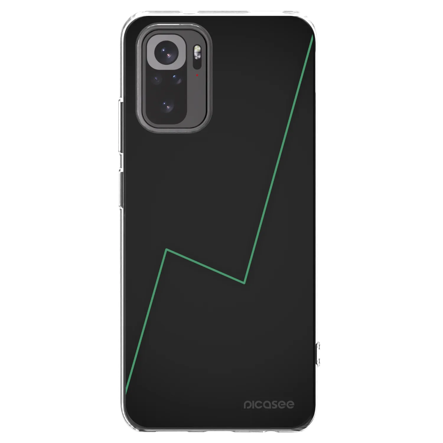 Picasee silikonska prozirna maskica za Xiaomi Redmi Note 10S - Consistency