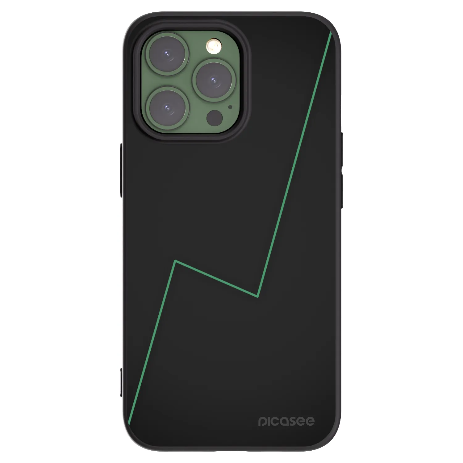 Picasee crna silikonska maskica za Apple iPhone 13 Pro - Consistency