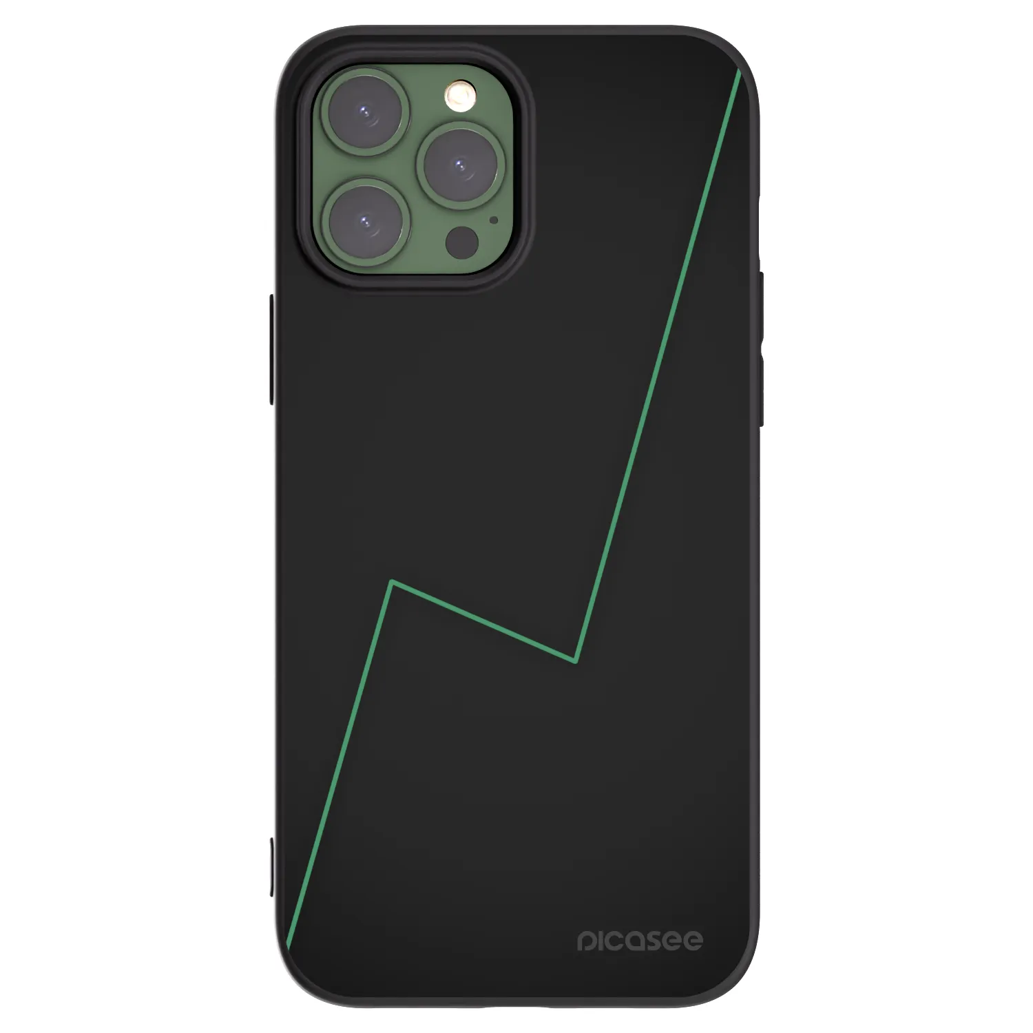 Picasee crna silikonska maskica za Apple iPhone 13 Pro Max - Consistency