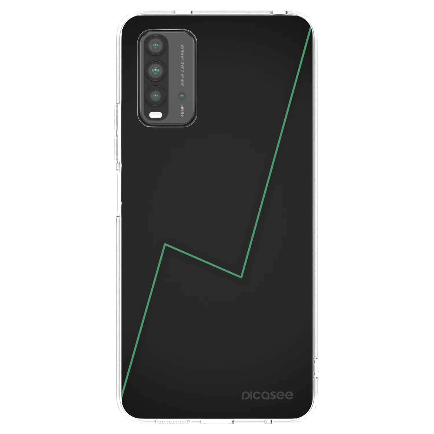Picasee silikonska prozirna maskica za Xiaomi Redmi 9T - Consistency