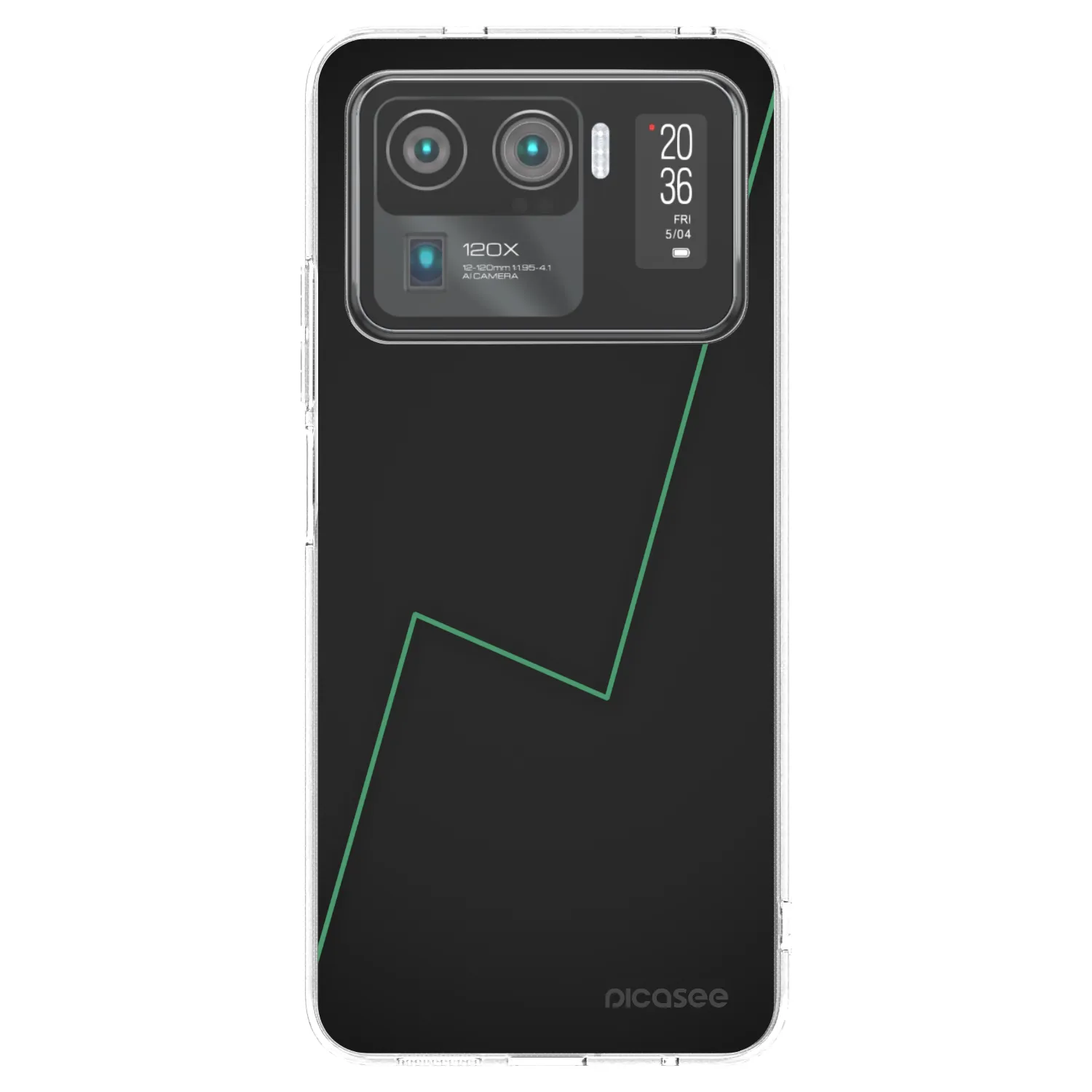 Picasee silikonska prozirna maskica za Xiaomi Mi 11 Ultra - Consistency