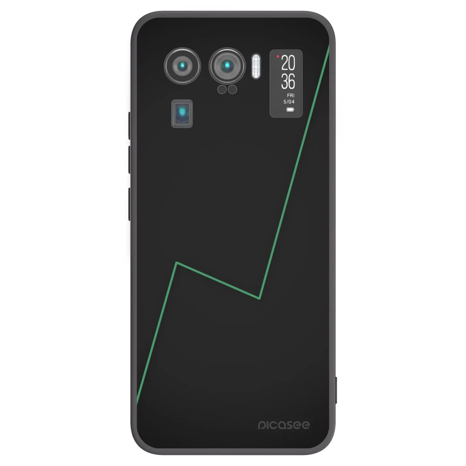 Picasee crna silikonska maskica za Xiaomi Mi 11 Ultra - Consistency