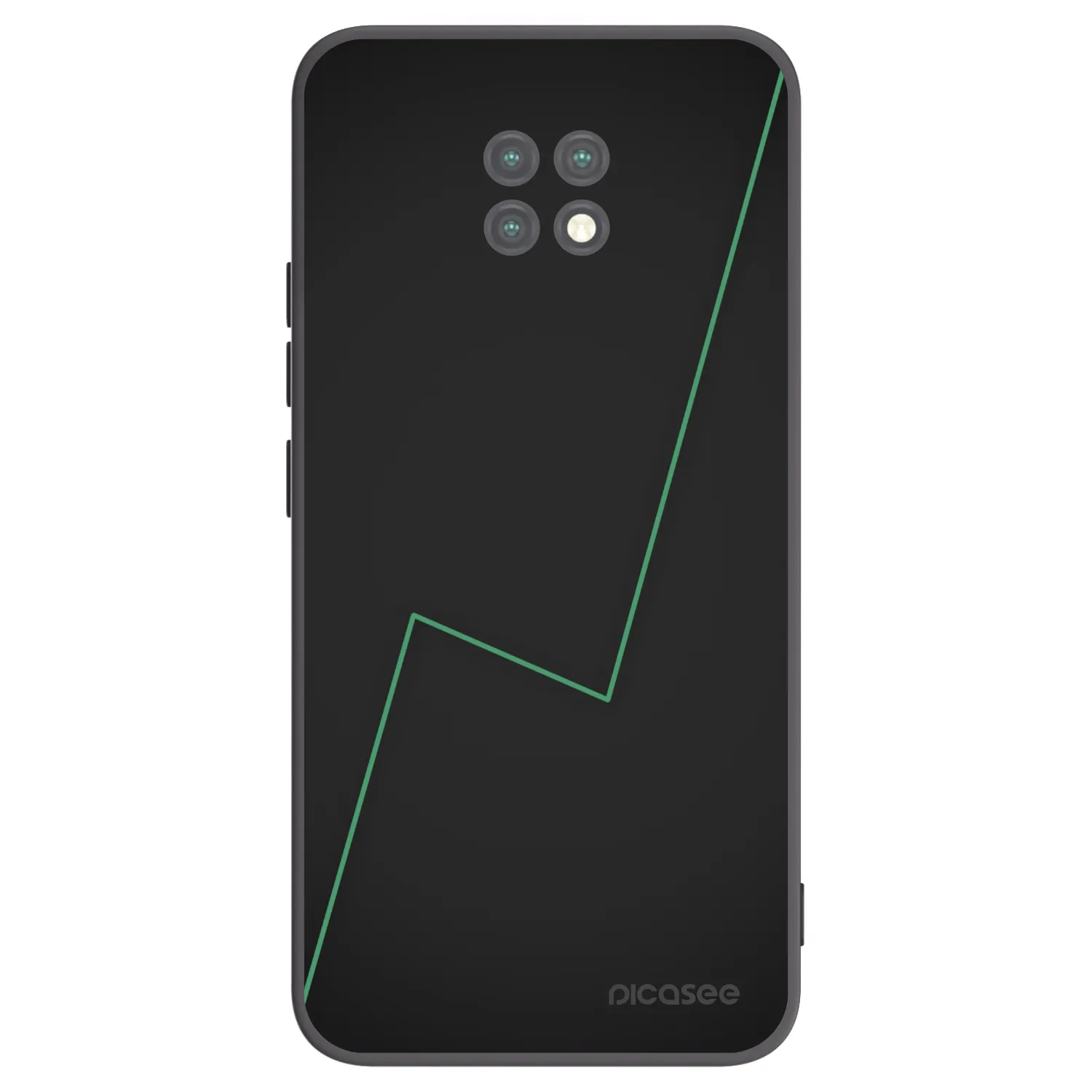 Picasee crna silikonska maskica za Xiaomi Redmi Note 9T - Consistency