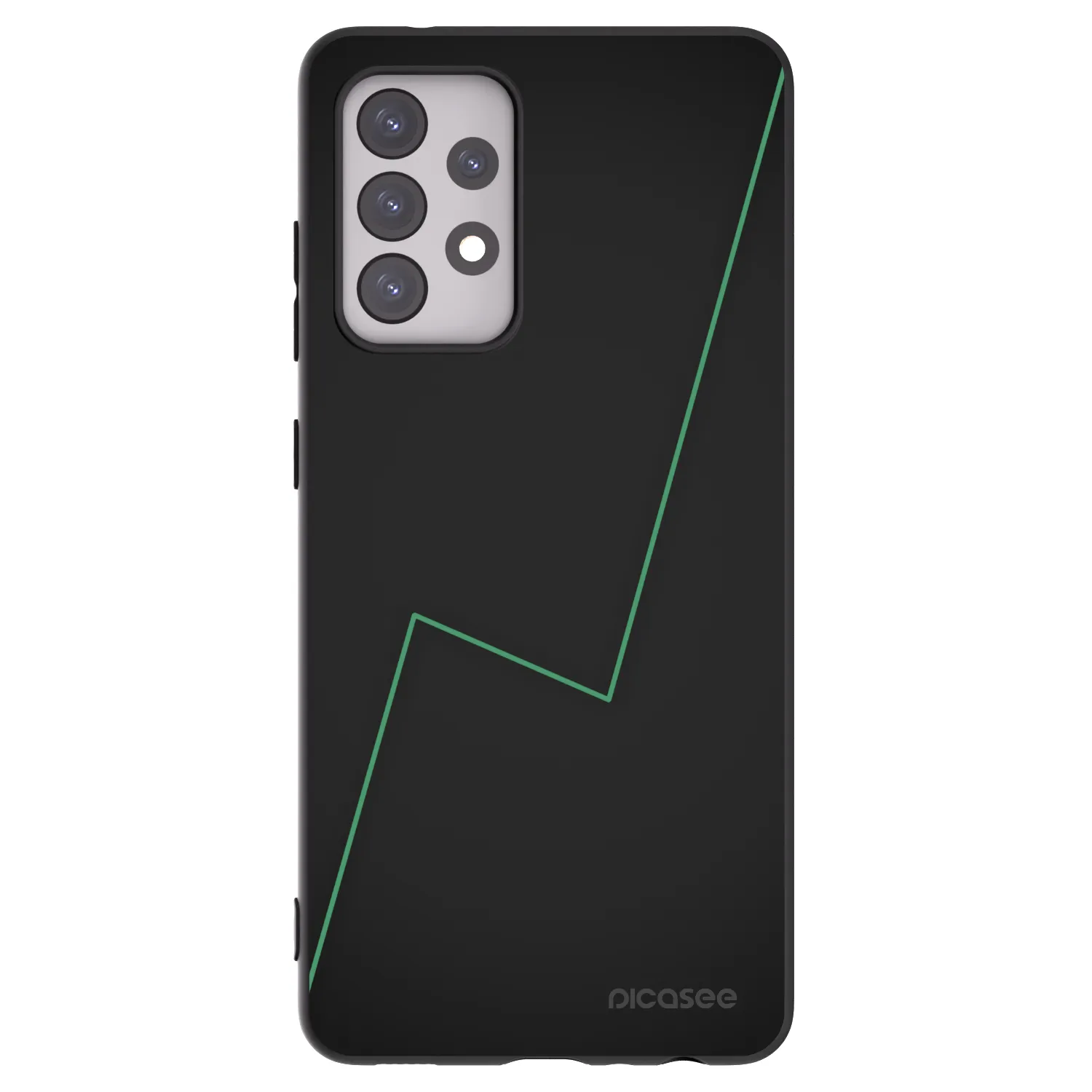 Picasee crna silikonska maskica za Samsung Galaxy A52s 5G A528B - Consistency