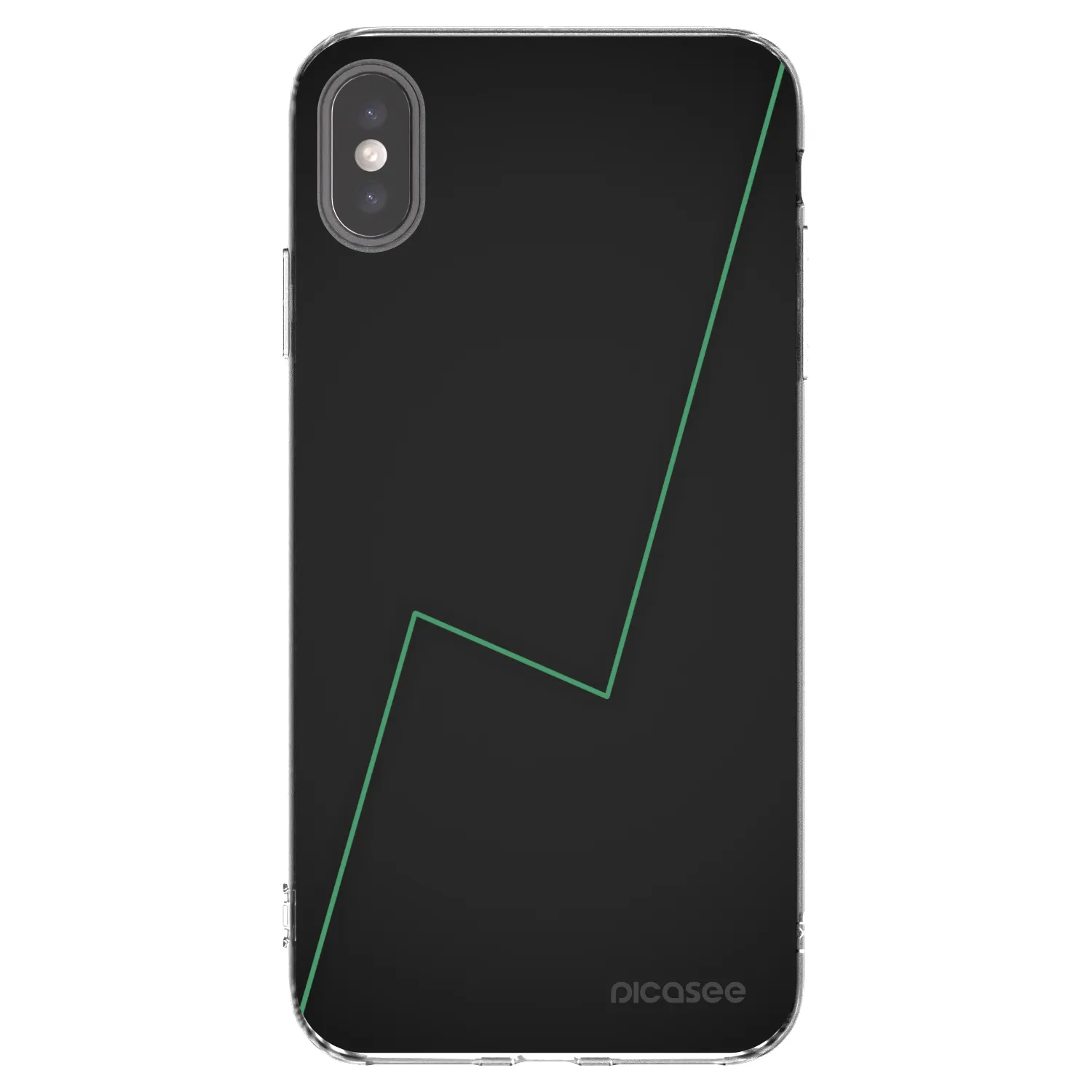 Picasee silikonska prozirna maskica za Apple iPhone XS Max - Consistency