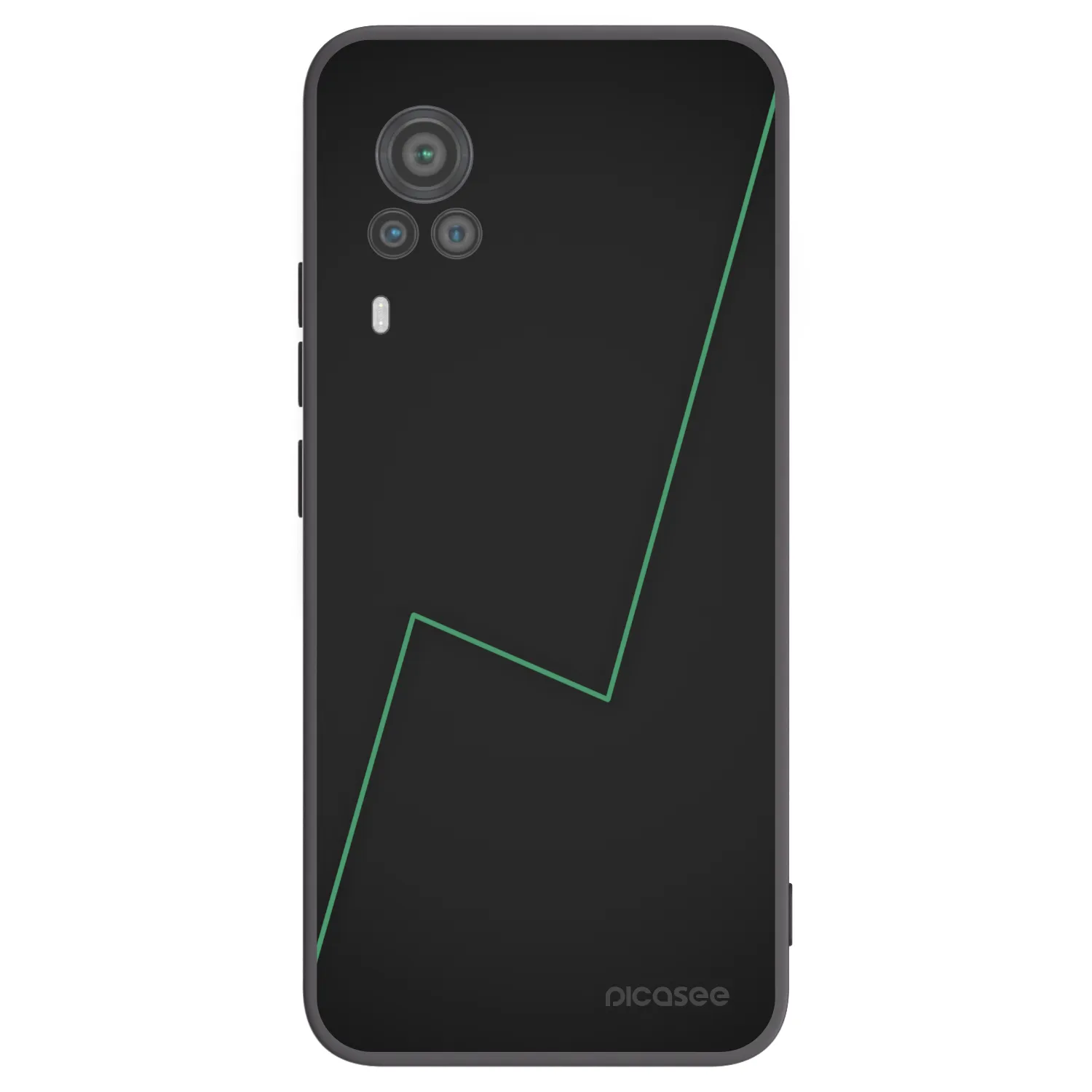Picasee crna silikonska maskica za Vivo X60 Pro 5G - Consistency