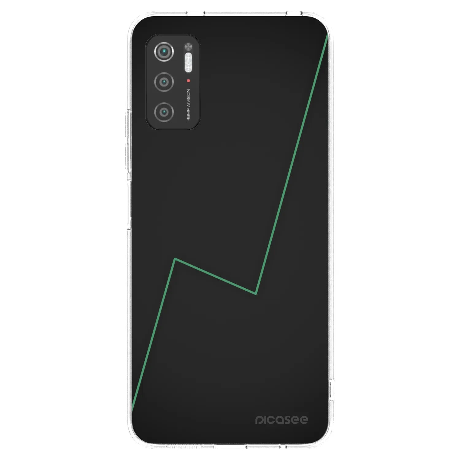 Picasee silikonska prozirna maskica za Xiaomi Poco M3 Pro 5G - Consistency