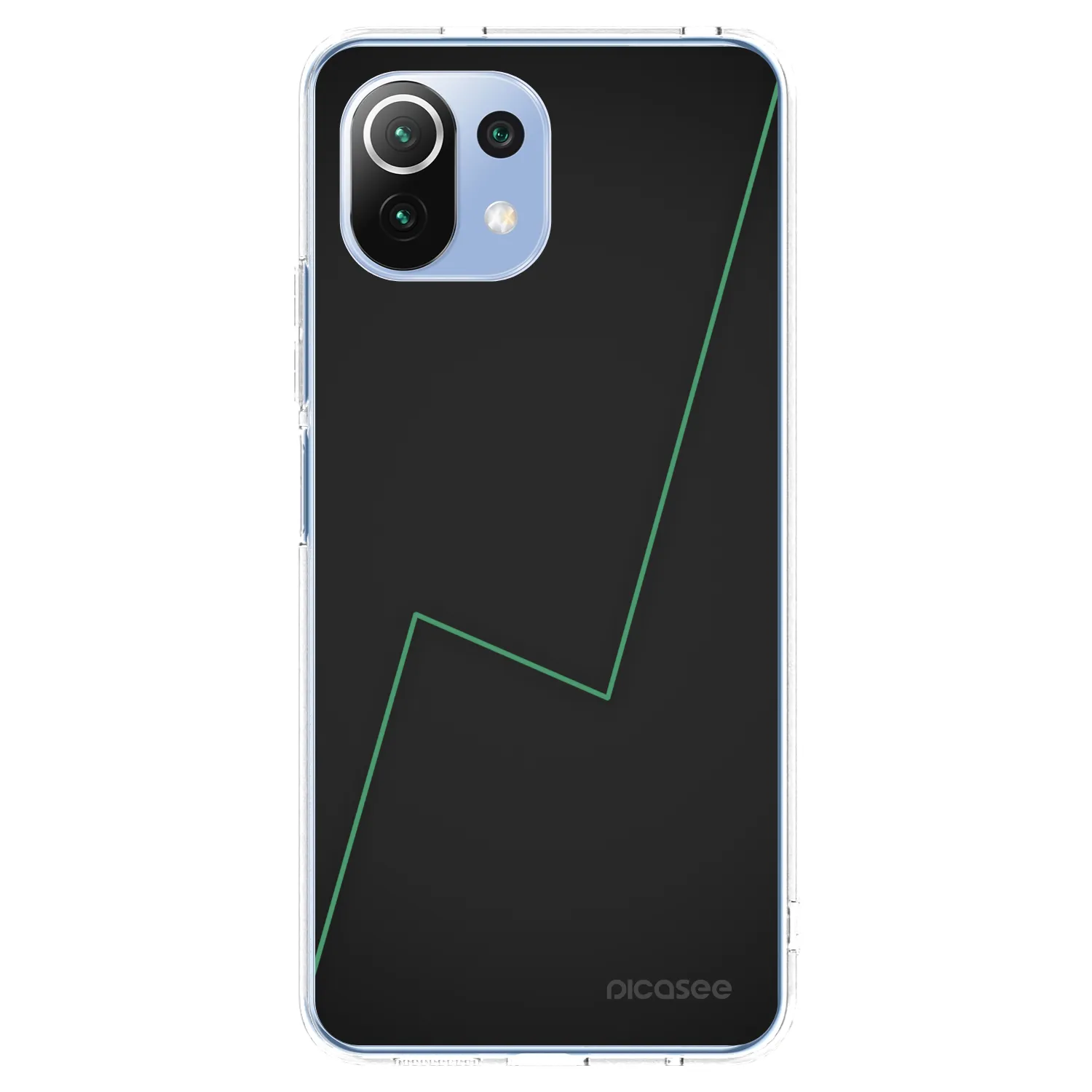 Picasee silikonska prozirna maskica za Xiaomi 11 Lite 5G NE - Consistency