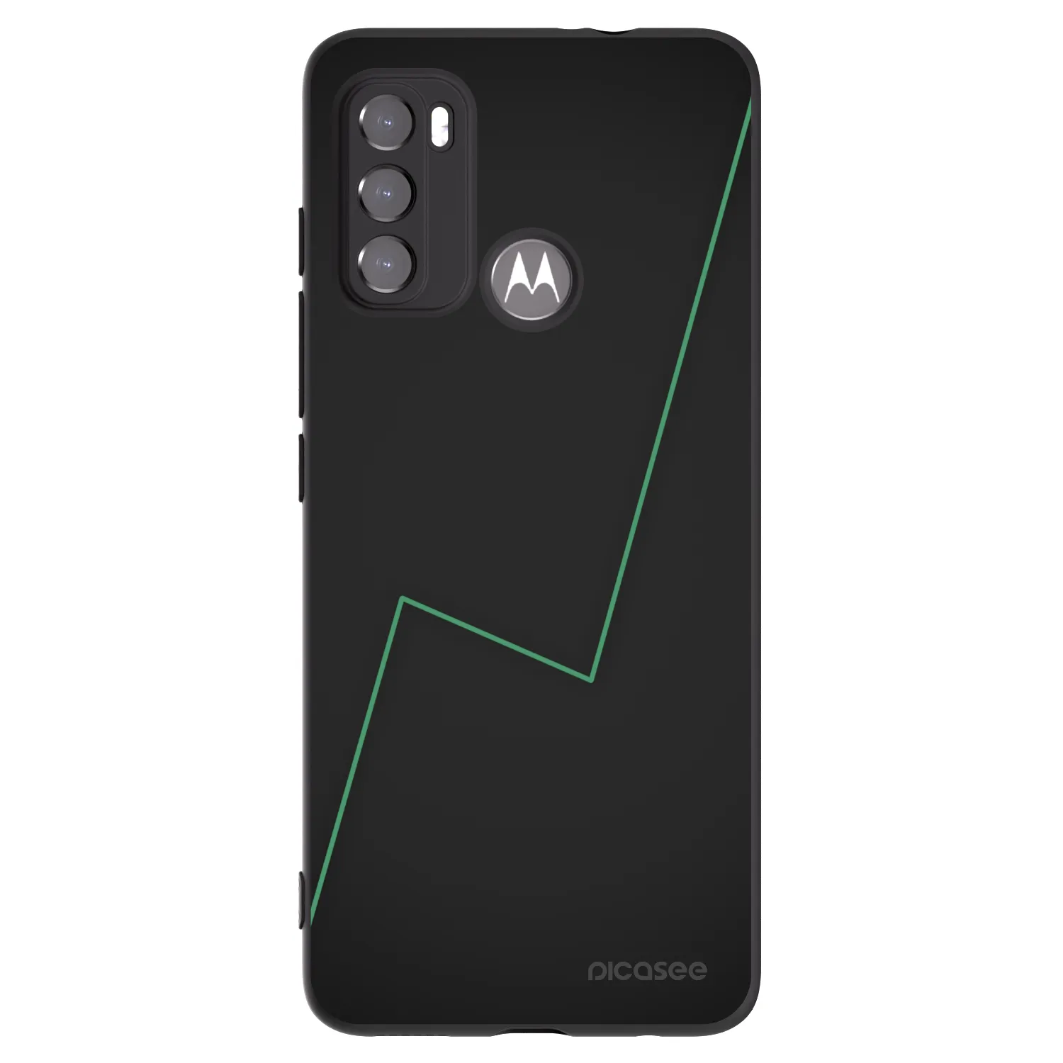 Picasee crna silikonska maskica za Motorola Moto G60 - Consistency