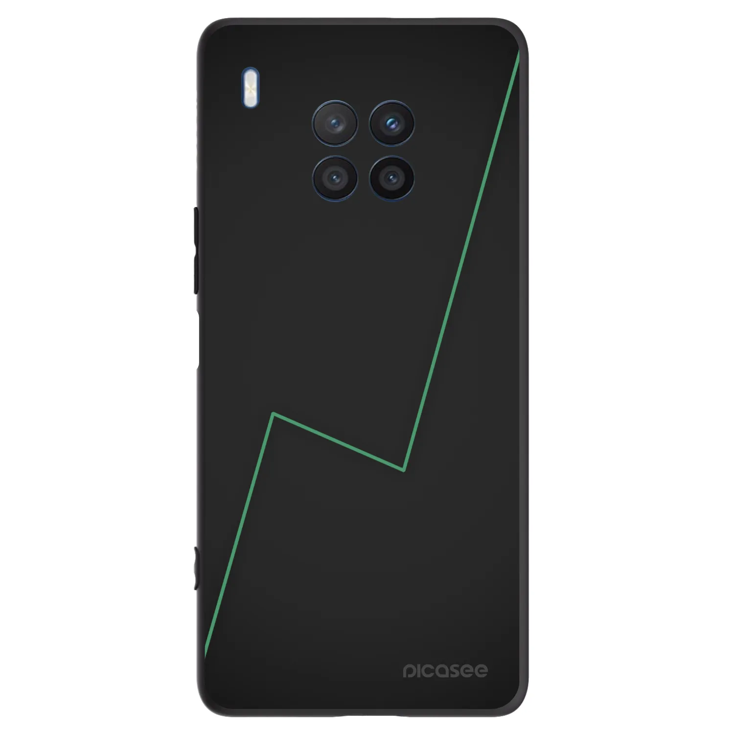 Picasee crna silikonska maskica za Honor 50 Lite - Consistency
