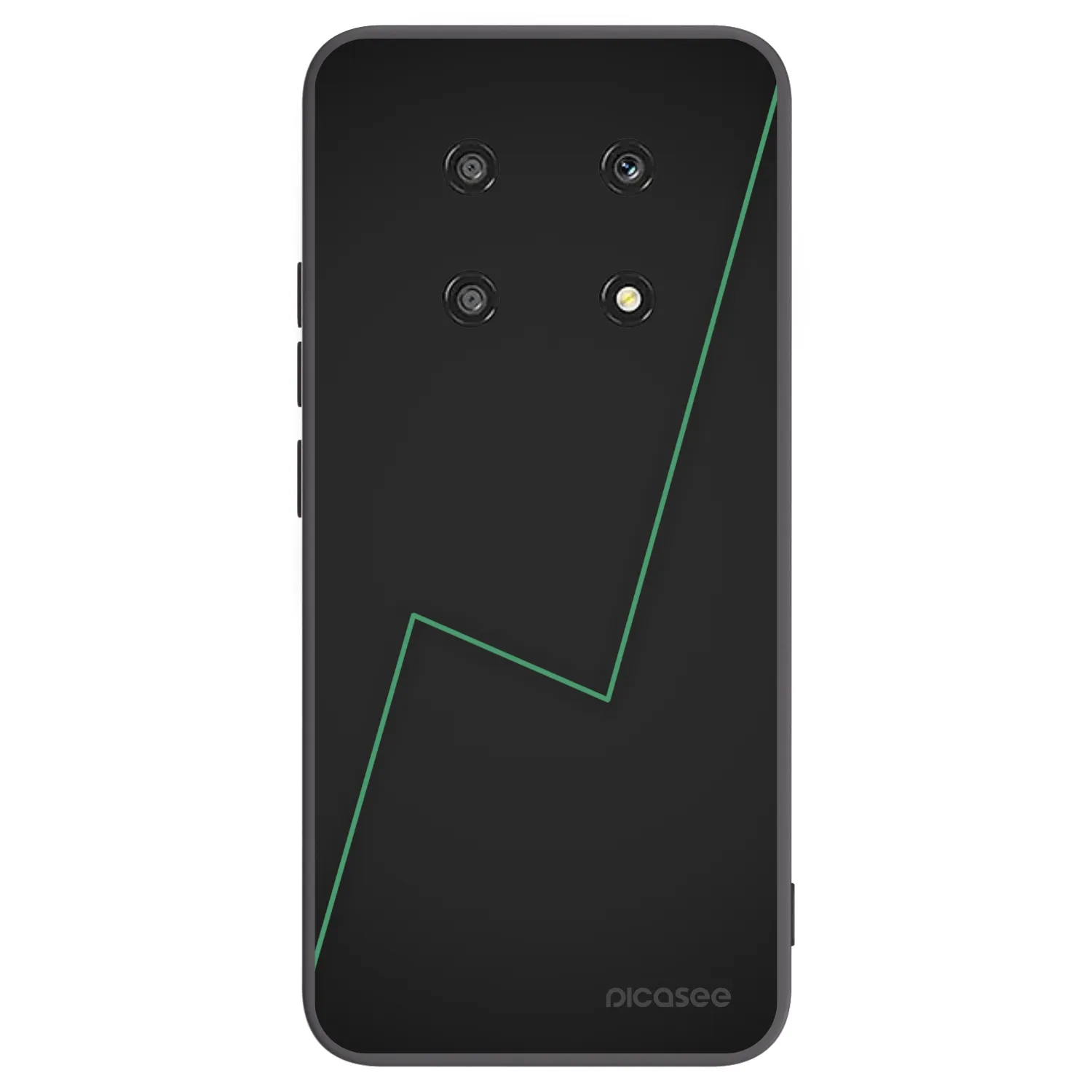 Picasee crna silikonska maskica za Honor Magic4 Lite 5G - Consistency