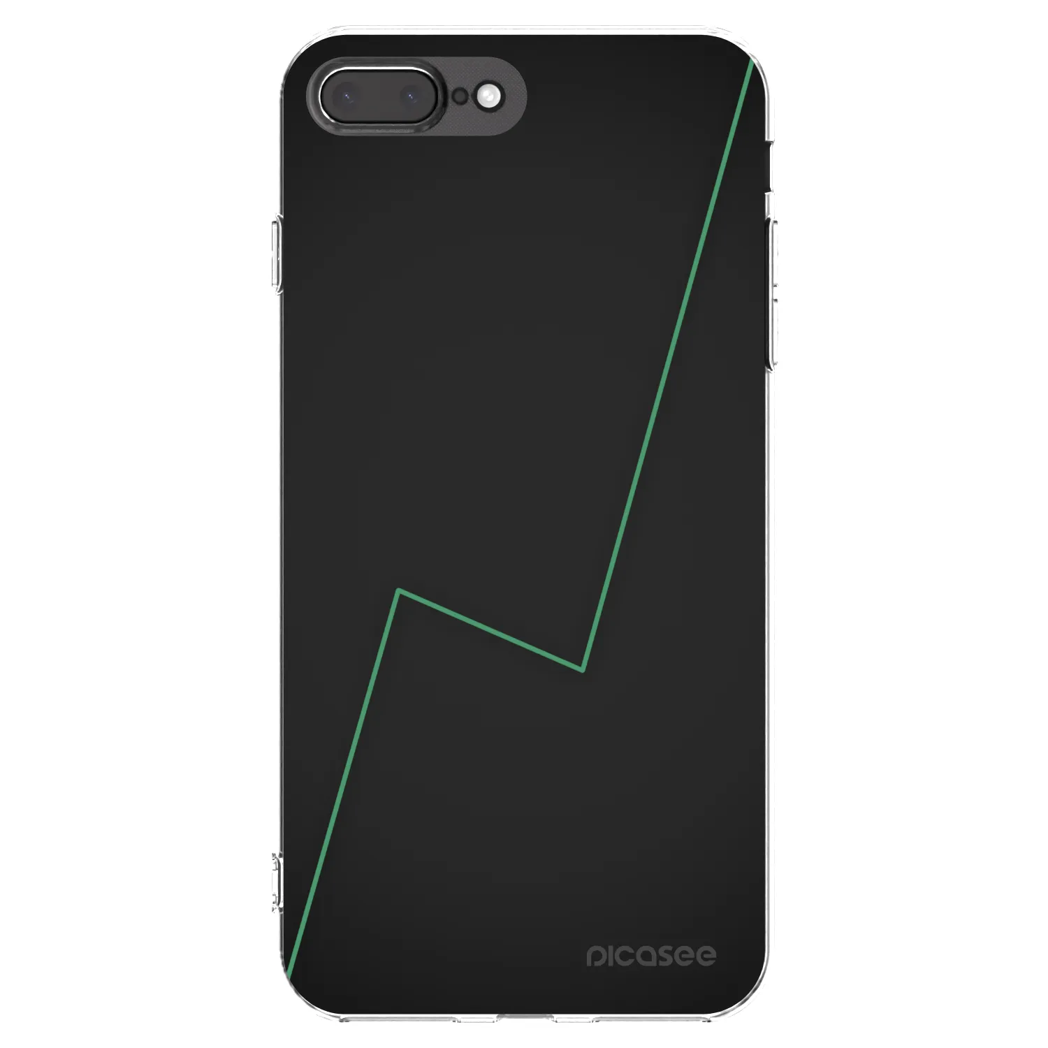 Picasee silikonska prozirna maskica za Apple iPhone 8 Plus - Consistency