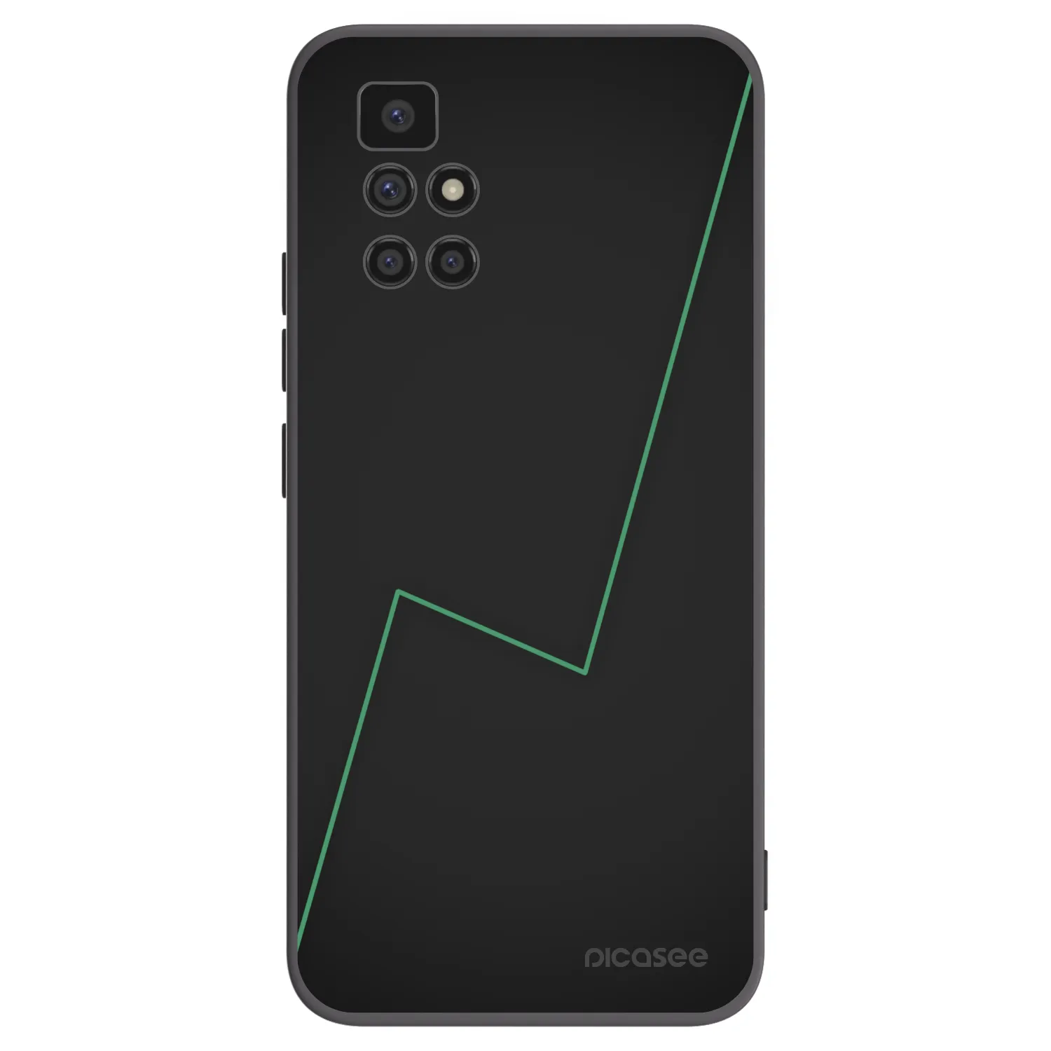 Picasee crna silikonska maskica za Xiaomi Redmi 10 (2022) - Consistency