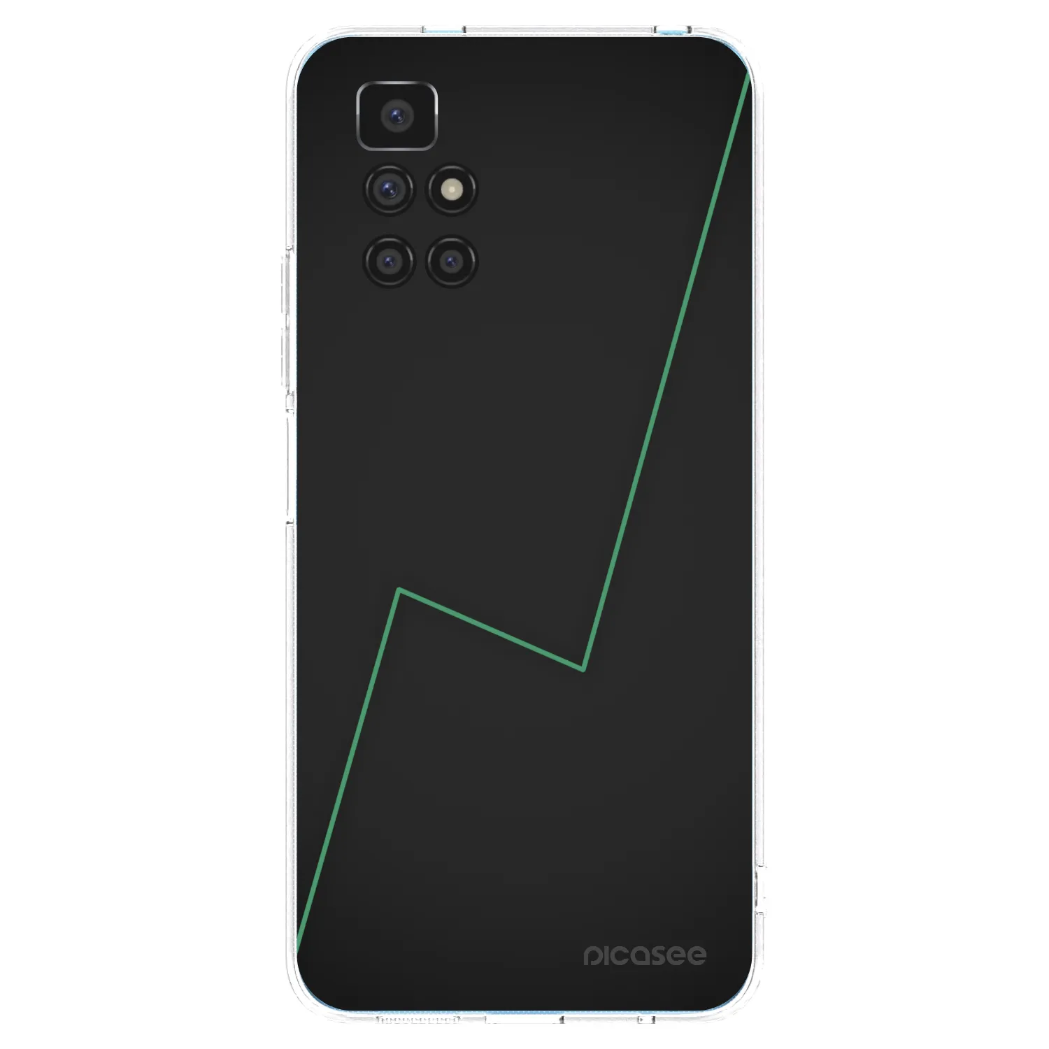 Picasee silikonska prozirna maskica za Xiaomi Redmi 10 (2022) - Consistency