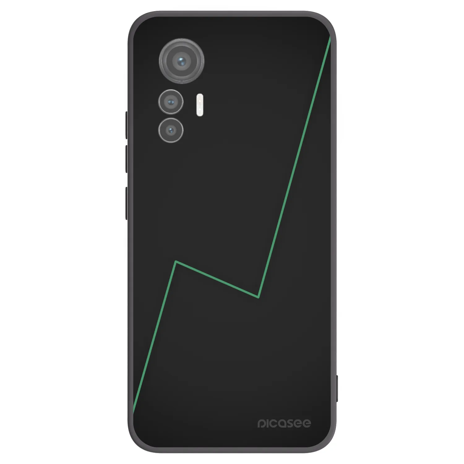 Picasee crna silikonska maskica za Xiaomi 12 Lite - Consistency