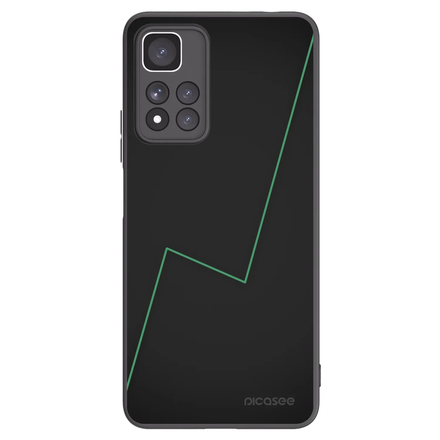 Picasee crna silikonska maskica za Xiaomi Redmi Note 11 Pro+ 5G - Consistency