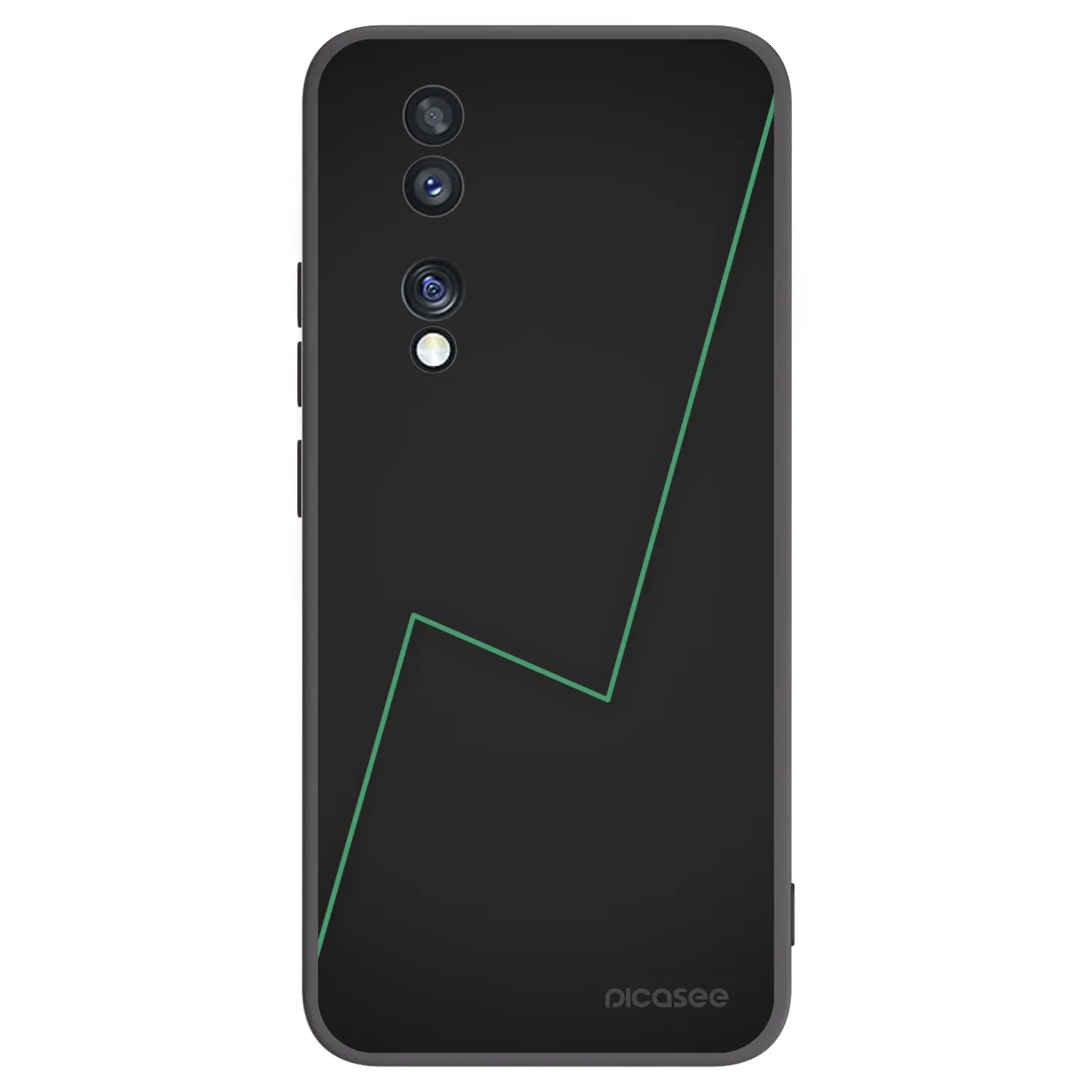 Picasee crna silikonska maskica za Honor 70 - Consistency