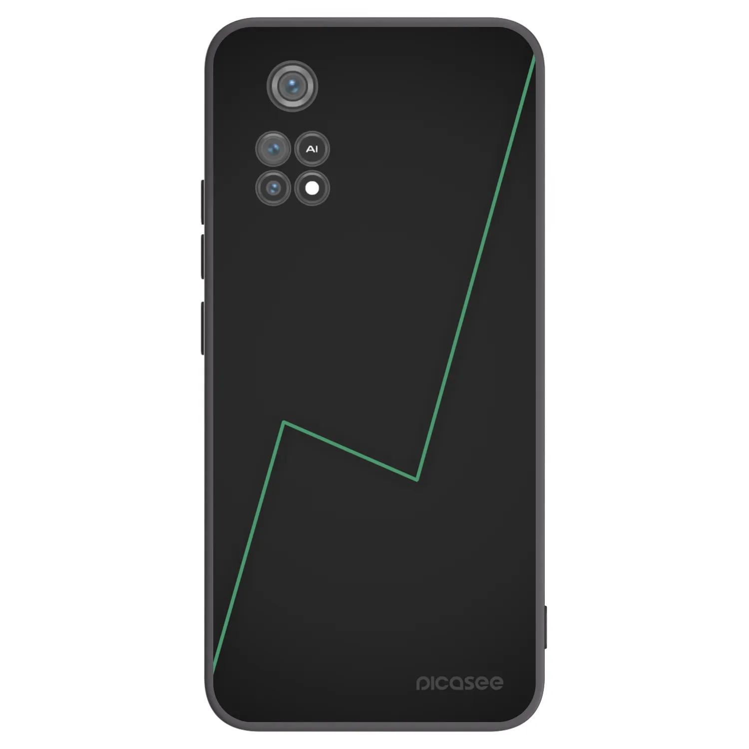 Picasee crna silikonska maskica za Xiaomi Poco M4 Pro - Consistency