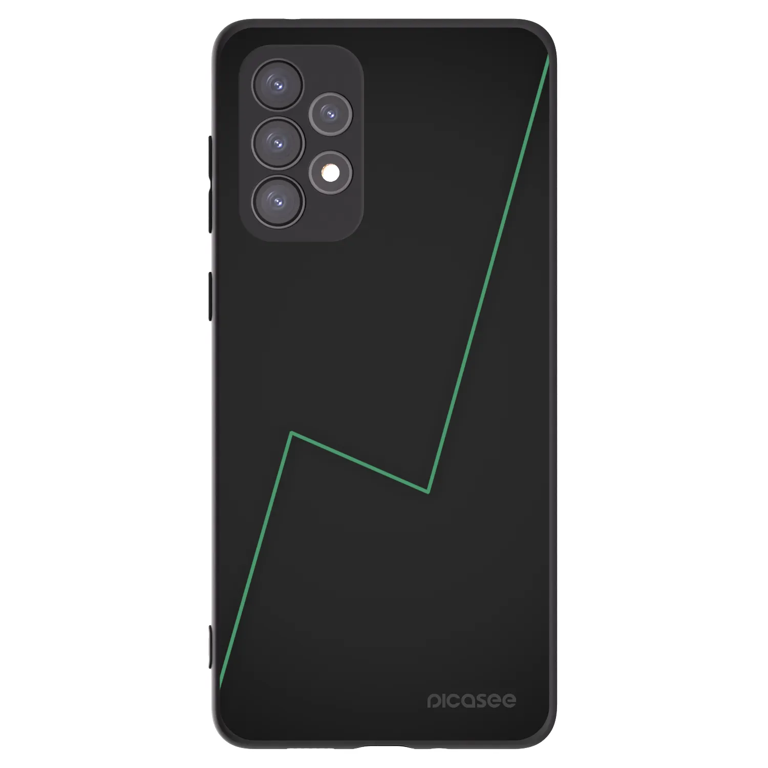 Picasee crna silikonska maskica za Samsung Galaxy A73 5G - Consistency