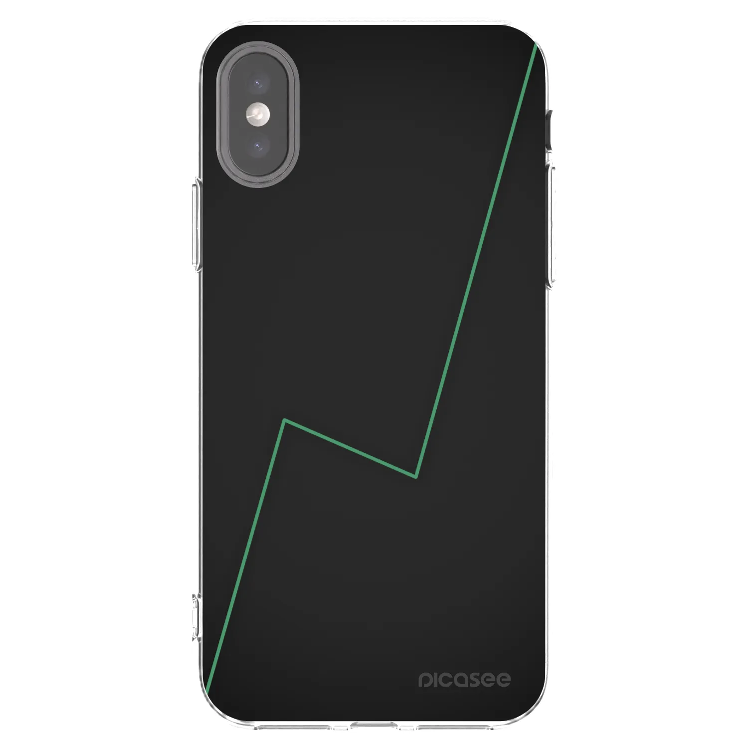 Picasee silikonska prozirna maskica za Apple iPhone X/XS - Consistency
