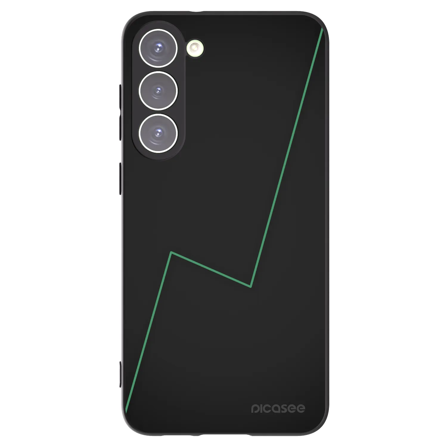 Picasee crna silikonska maskica za Samsung Galaxy S23+ 5G - Consistency