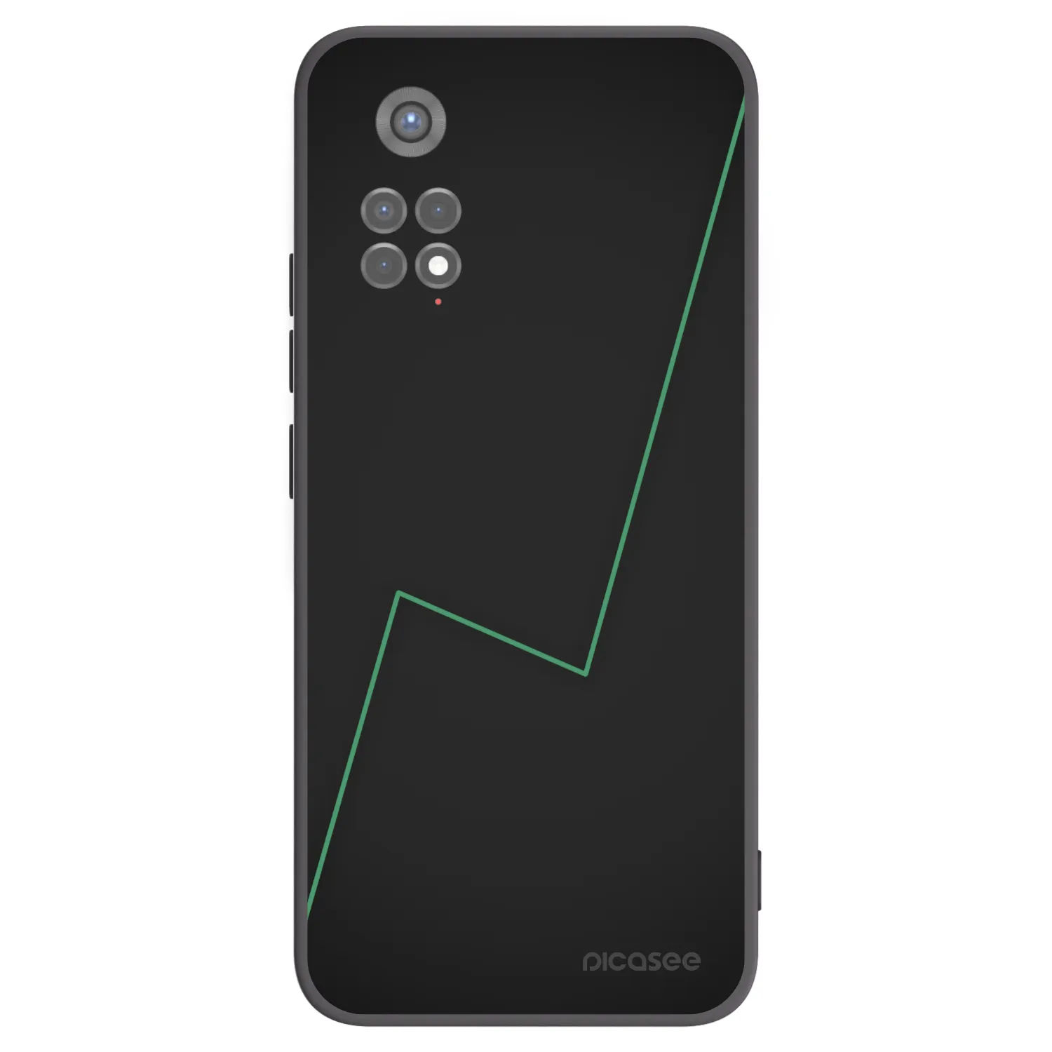Picasee crna silikonska maskica za Xiaomi Redmi Note 11S 5G - Consistency