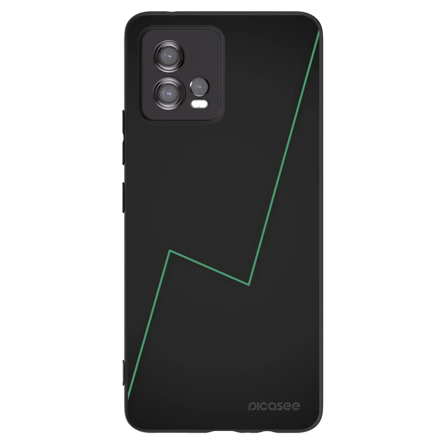 Picasee crna silikonska maskica za Motorola Moto G72 - Consistency