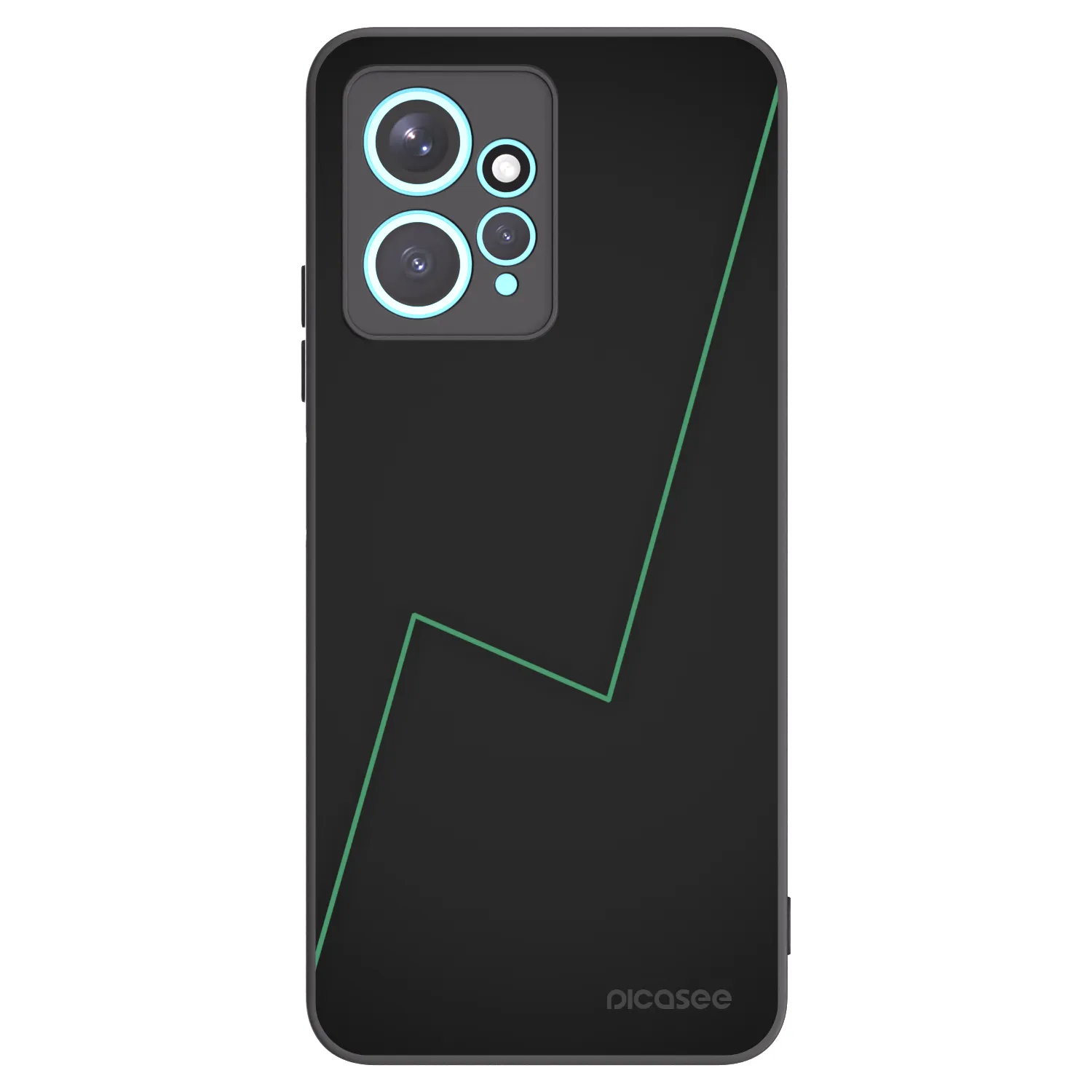 Picasee crna silikonska maskica za Xiaomi Redmi Note 12 4G - Consistency