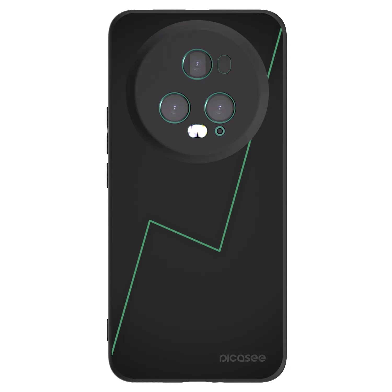 Picasee crna silikonska maskica za Honor Magic5 Pro - Consistency