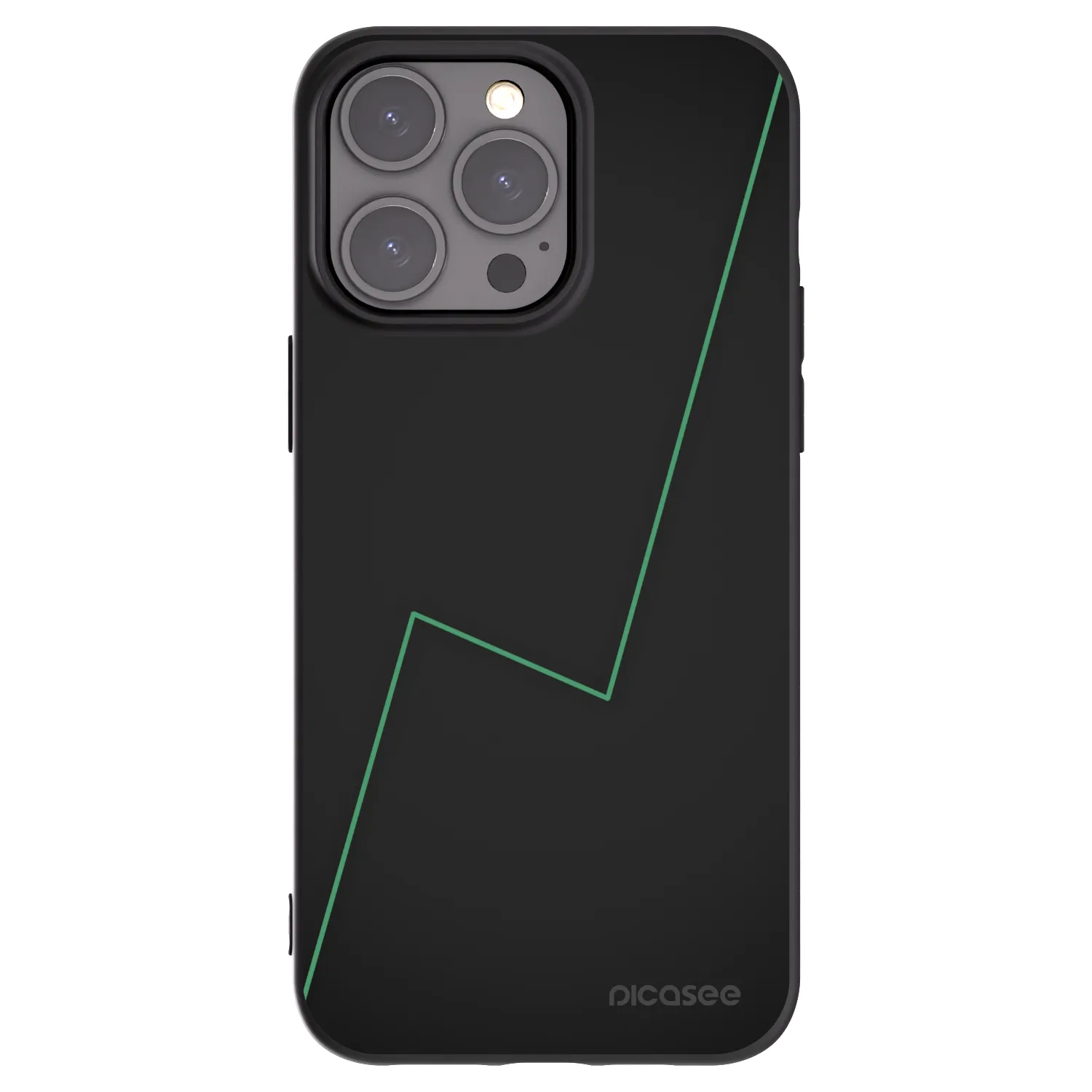 Picasee crna silikonska maskica za Apple iPhone 15 Pro Max - Consistency