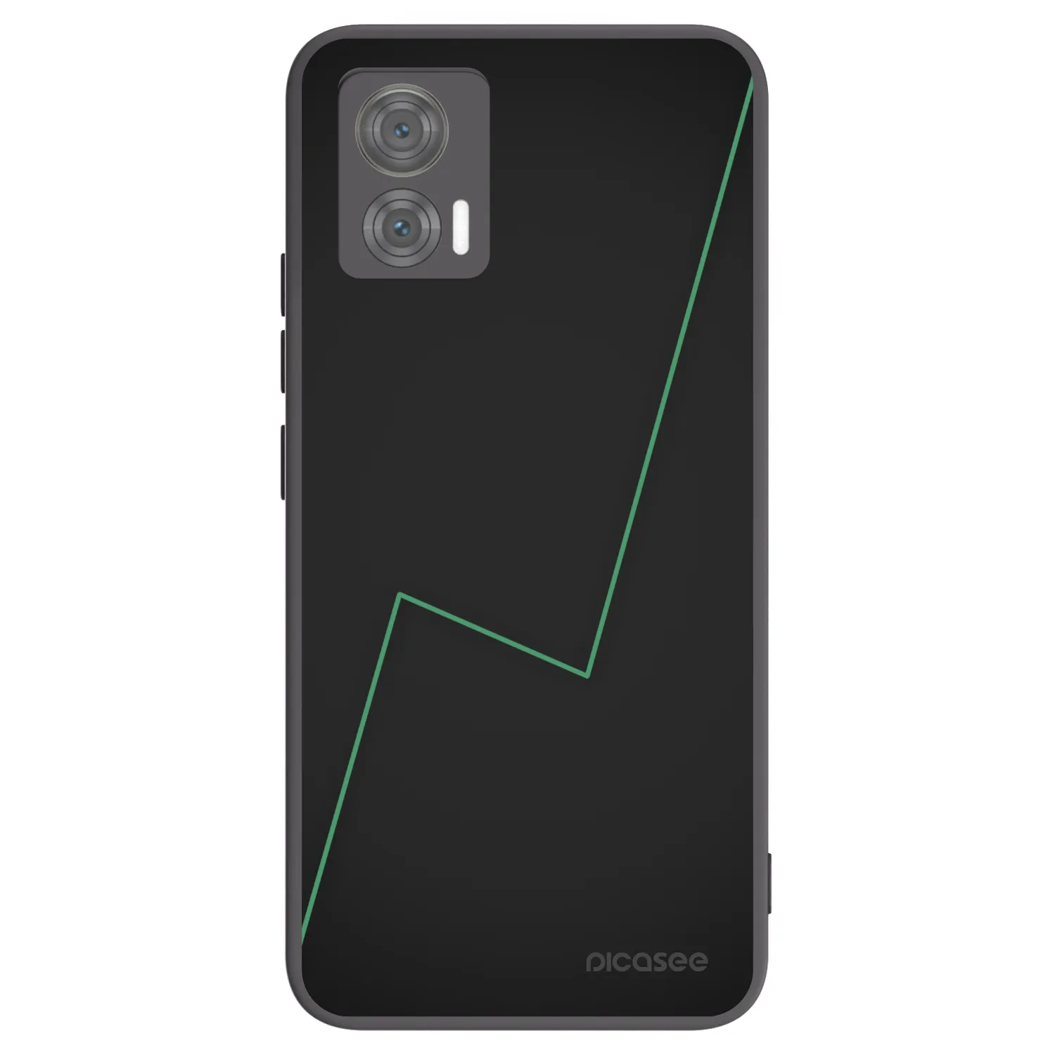 Picasee crna silikonska maskica za Motorola Edge 30 Neo - Consistency