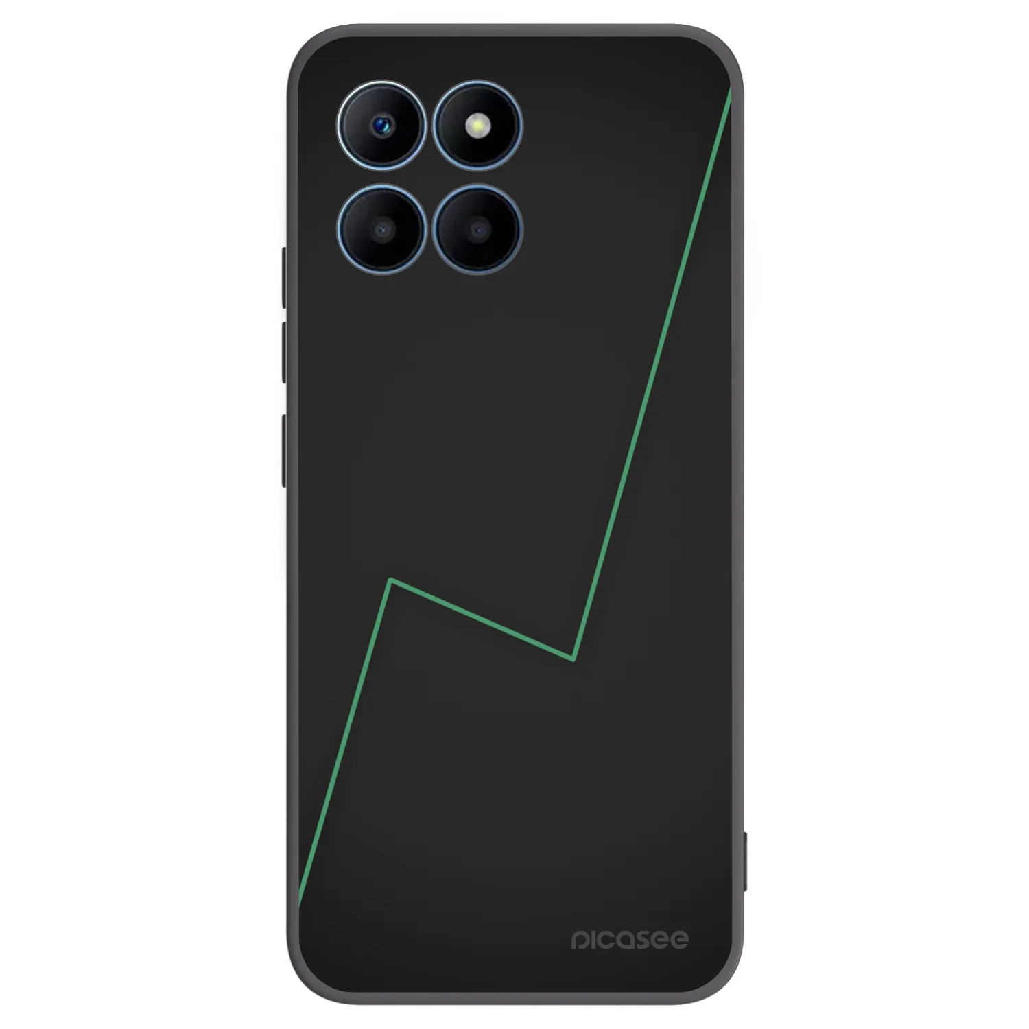 Picasee crna silikonska maskica za Honor 70 Lite - Consistency