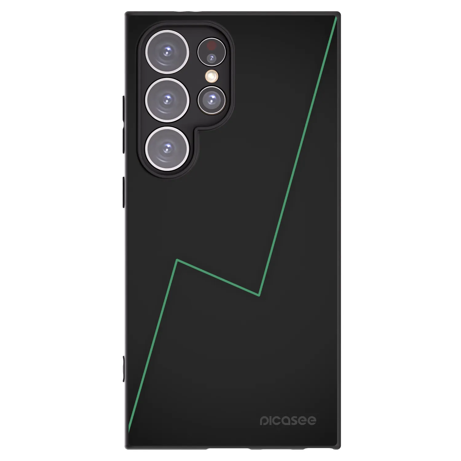 Picasee crna silikonska maskica za Samsung Galaxy S24 Ultra S928B 5G - Consistency