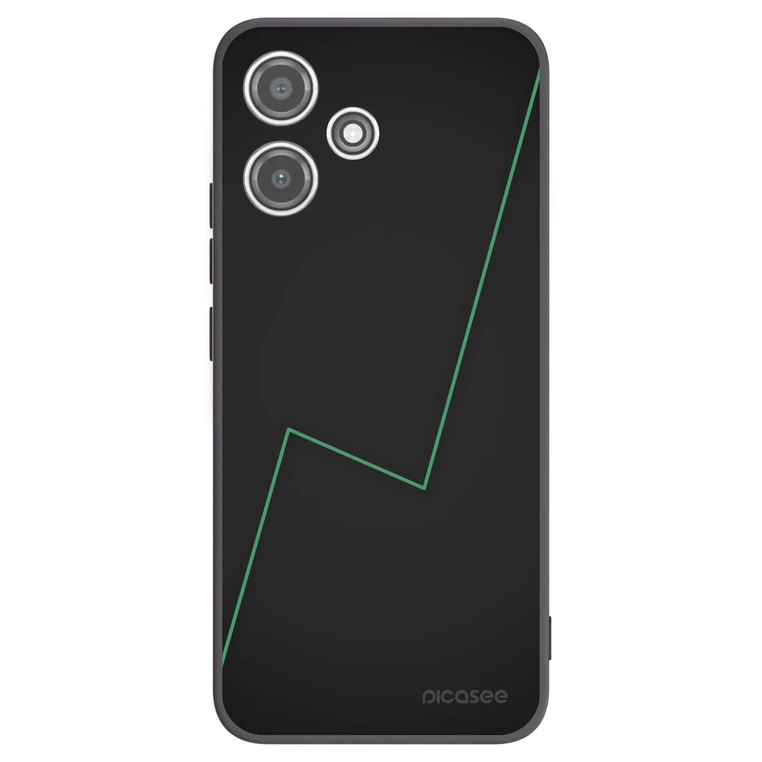 Picasee crna silikonska maskica za Xiaomi Redmi 12 5G - Consistency