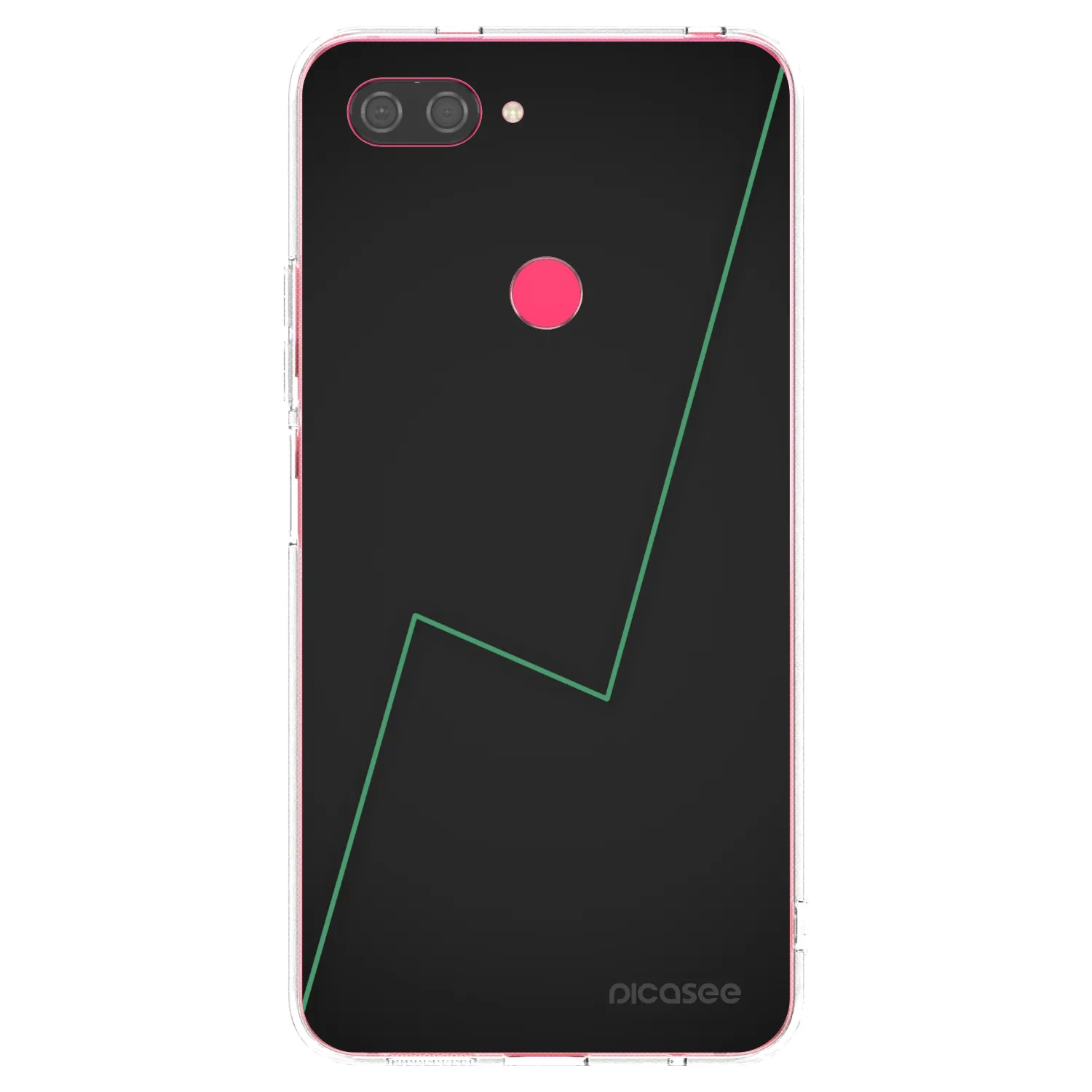 Picasee silikonska prozirna maskica za Xiaomi Mi 8 Lite - Consistency