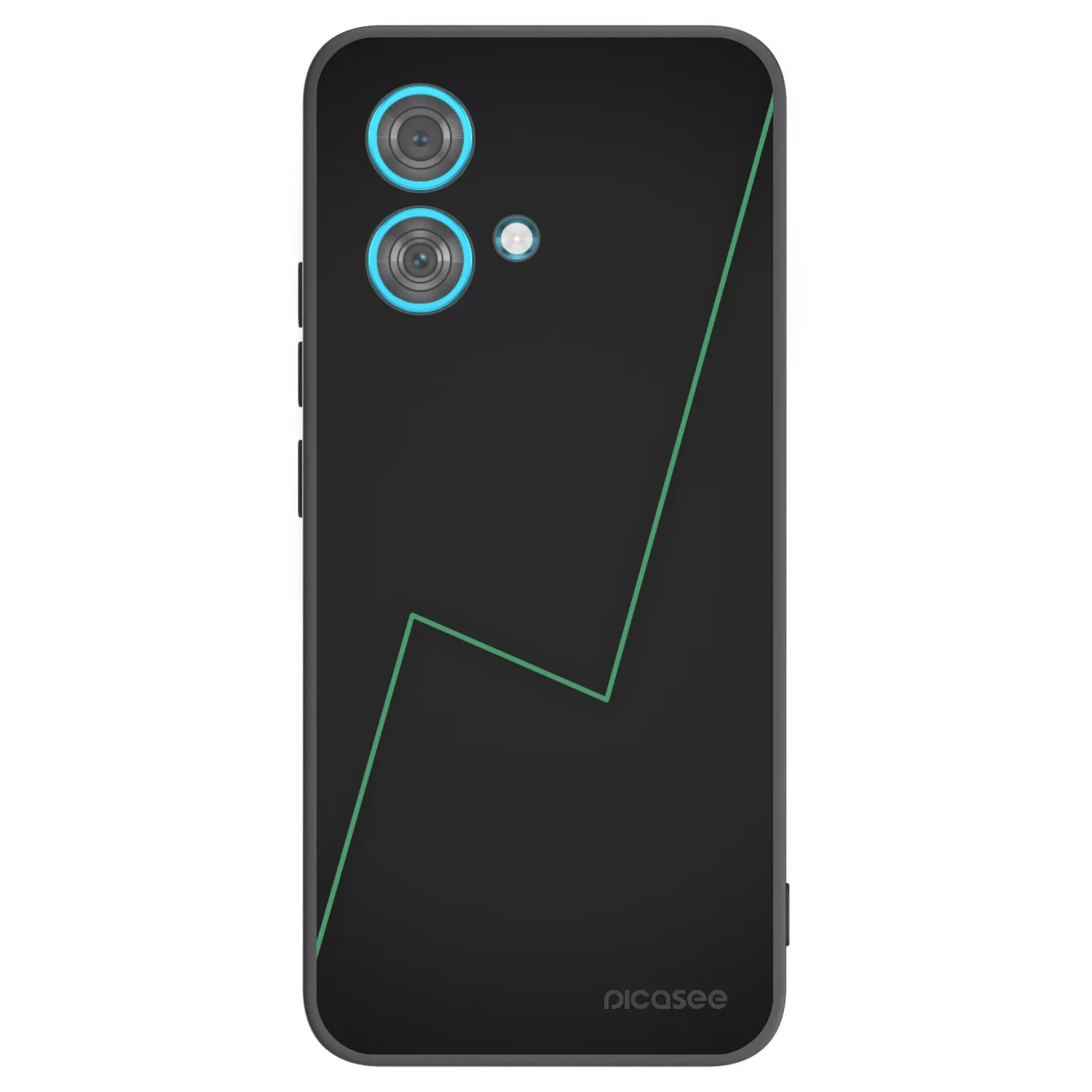 Picasee crna silikonska maskica za Motorola Edge 40 Neo - Consistency