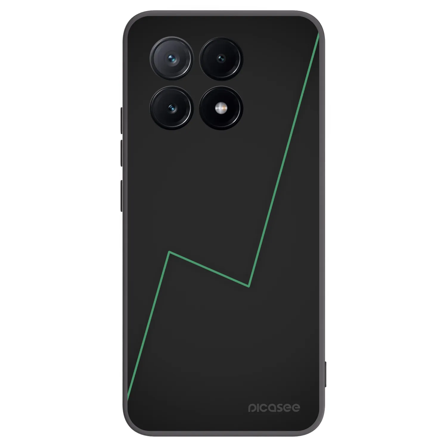 Picasee crna silikonska maskica za Xiaomi Poco X6 Pro - Consistency