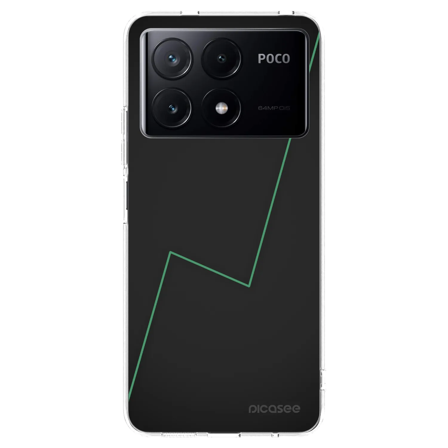 Picasee silikonska prozirna maskica za Xiaomi Poco X6 Pro - Consistency