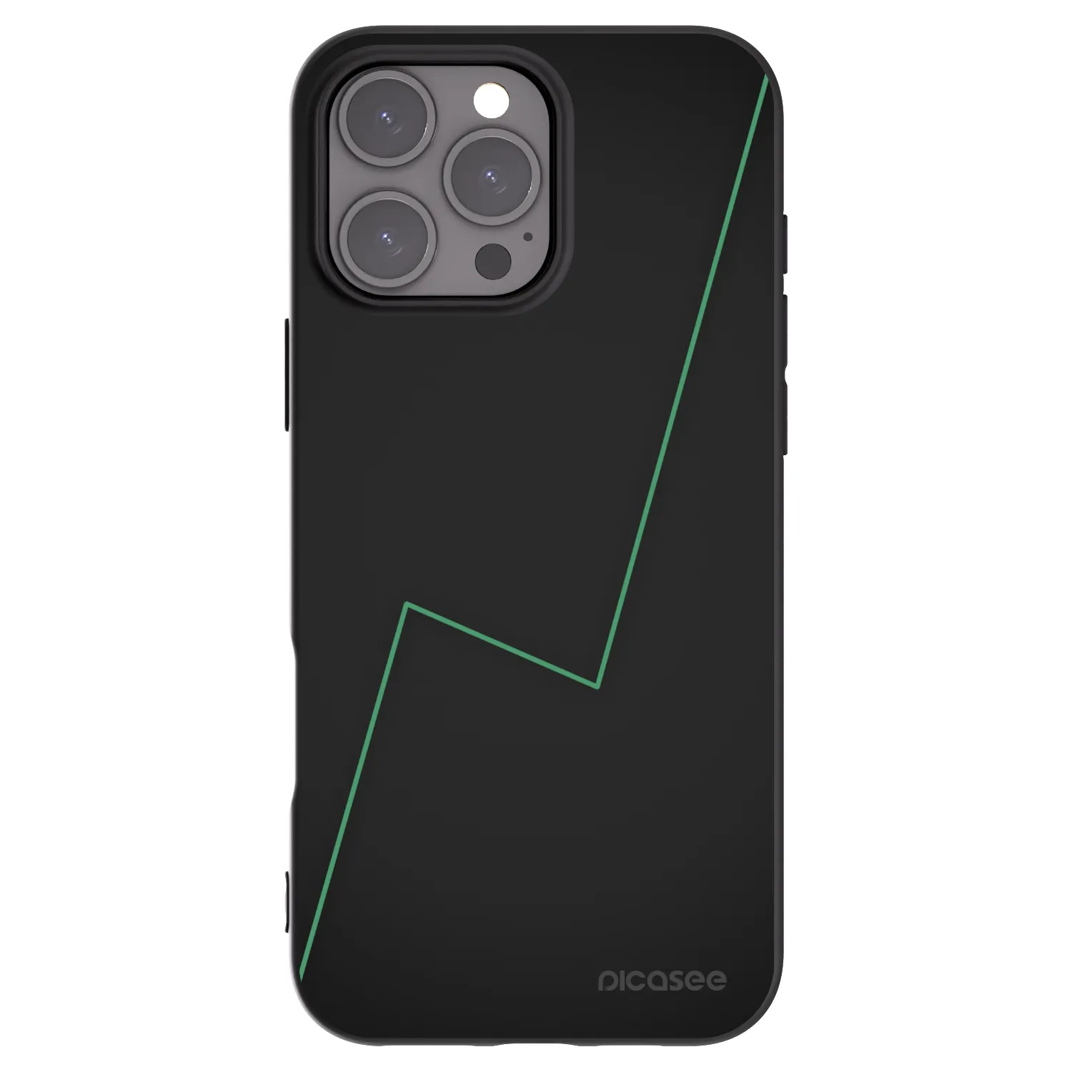 Picasee crna silikonska maskica za Apple iPhone 16 Pro Max - Consistency