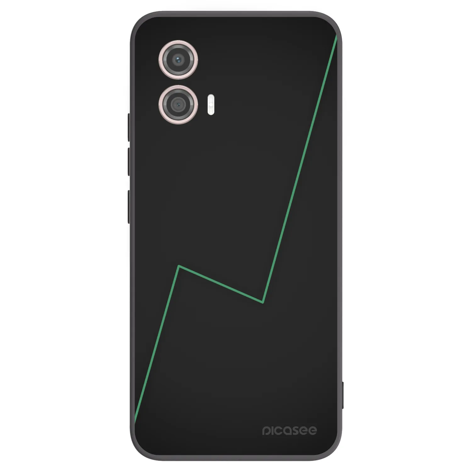Picasee crna silikonska maskica za Motorola Moto G53 5G - Consistency