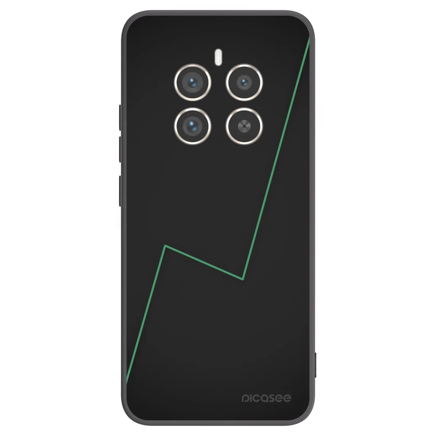 Picasee crna silikonska maskica za Realme 12 Pro 5G - Consistency