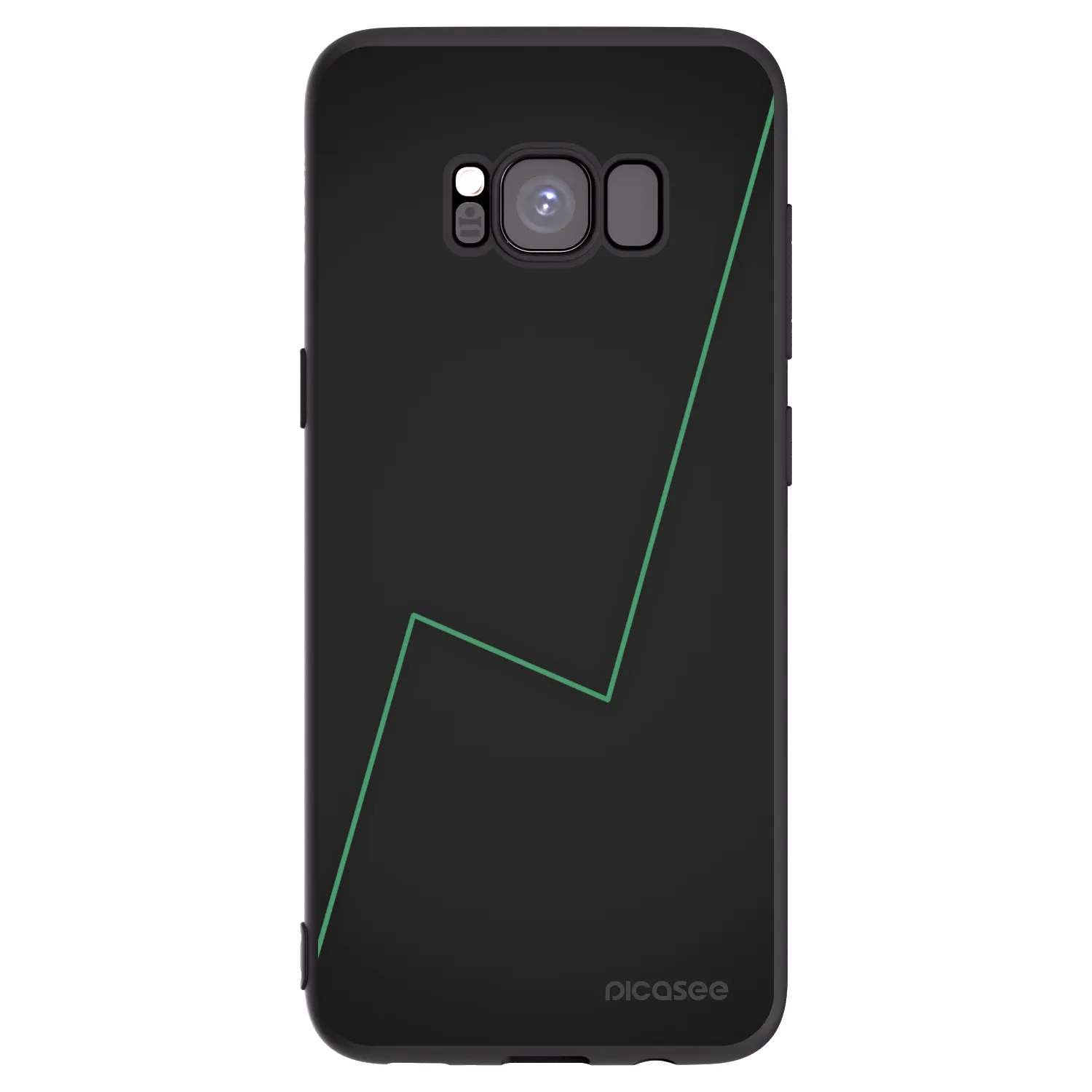 Picasee crna silikonska maskica za Samsung Galaxy S8 G950F - Consistency