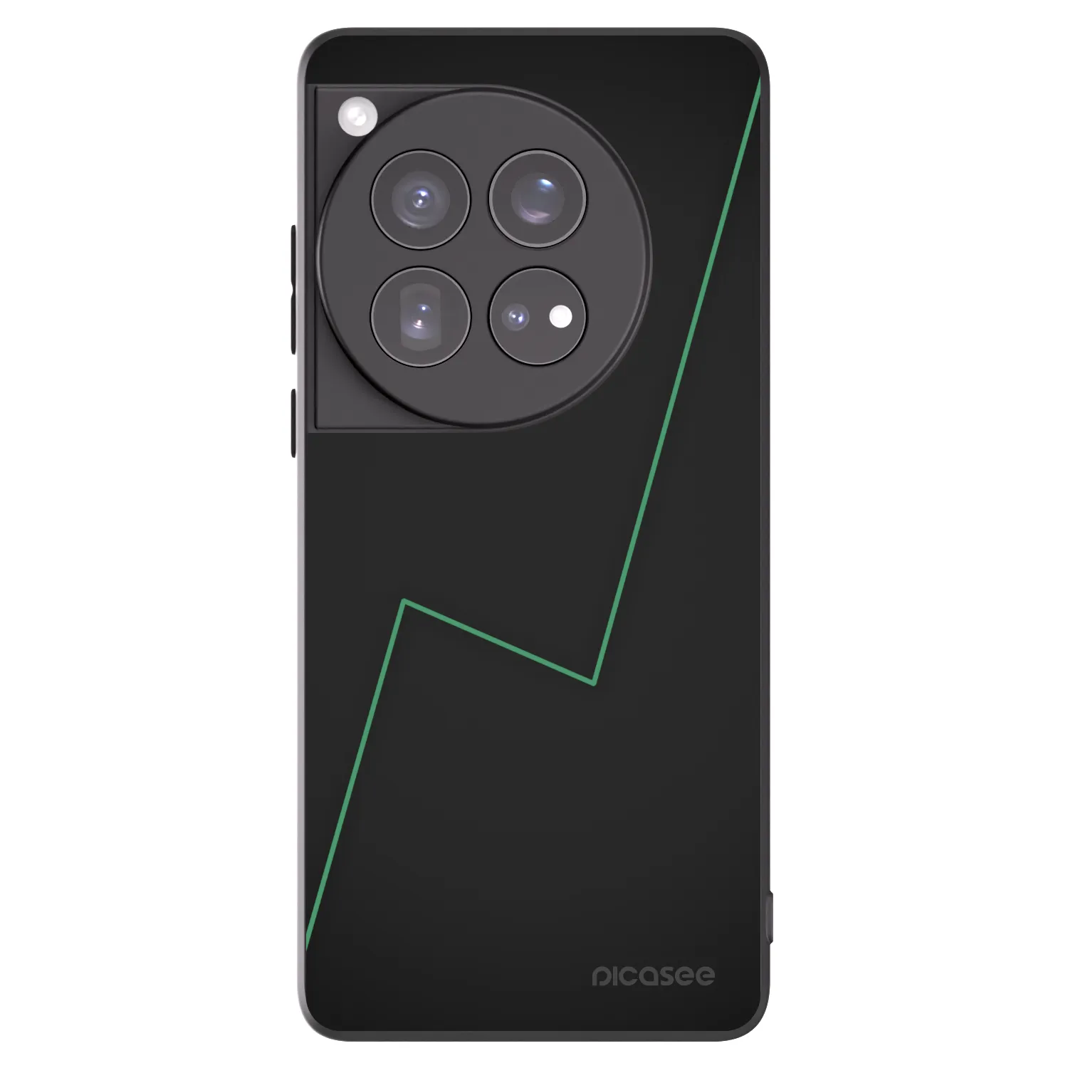 Picasee crna silikonska maskica za OnePlus 12 5G - Consistency